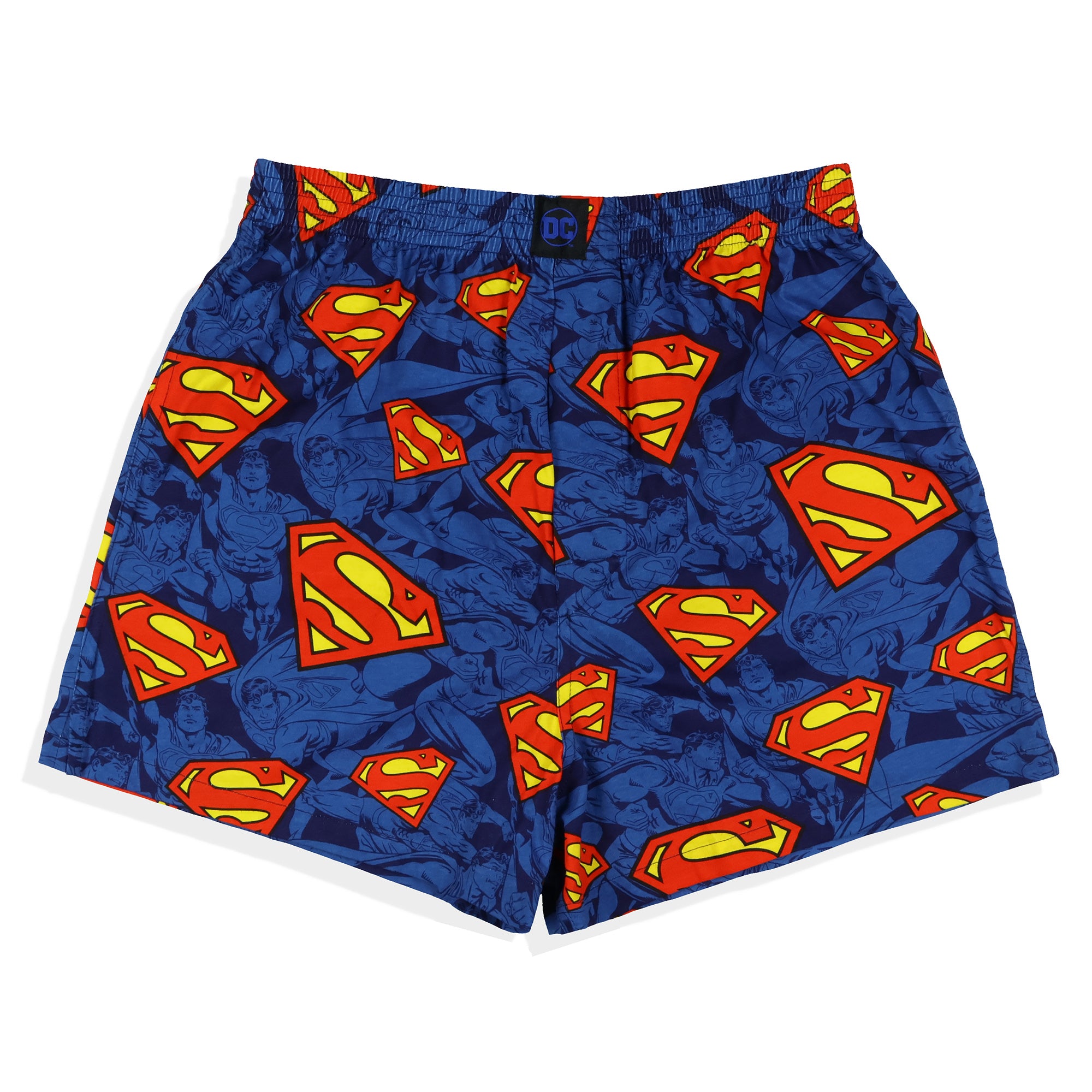 DC Comics Superman Boxer Shorts Men's Man of Steel S Shield Logo Underwear