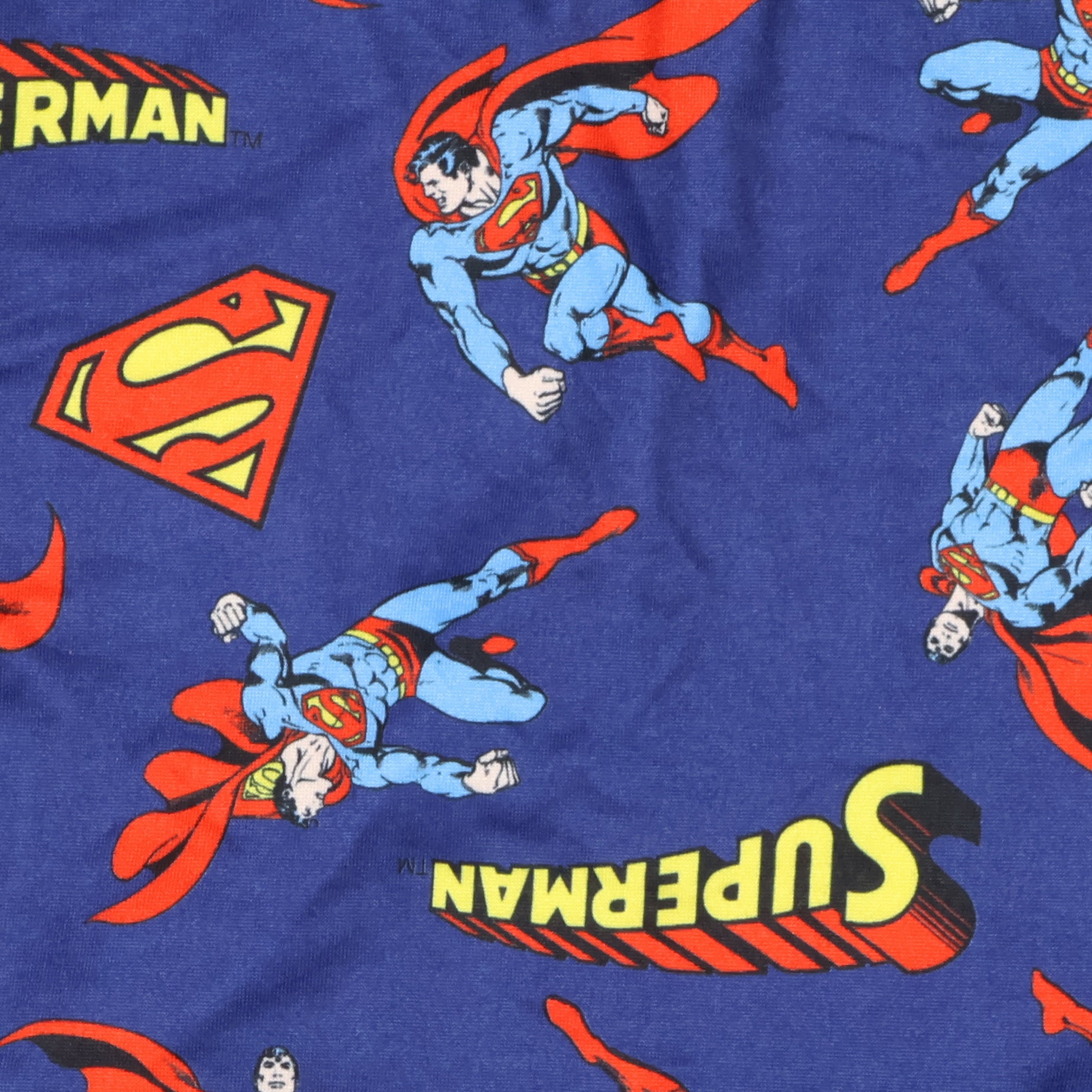 DC Comics Superman Boxer Briefs Mens Logo All Over Print Snug Fit Underwear