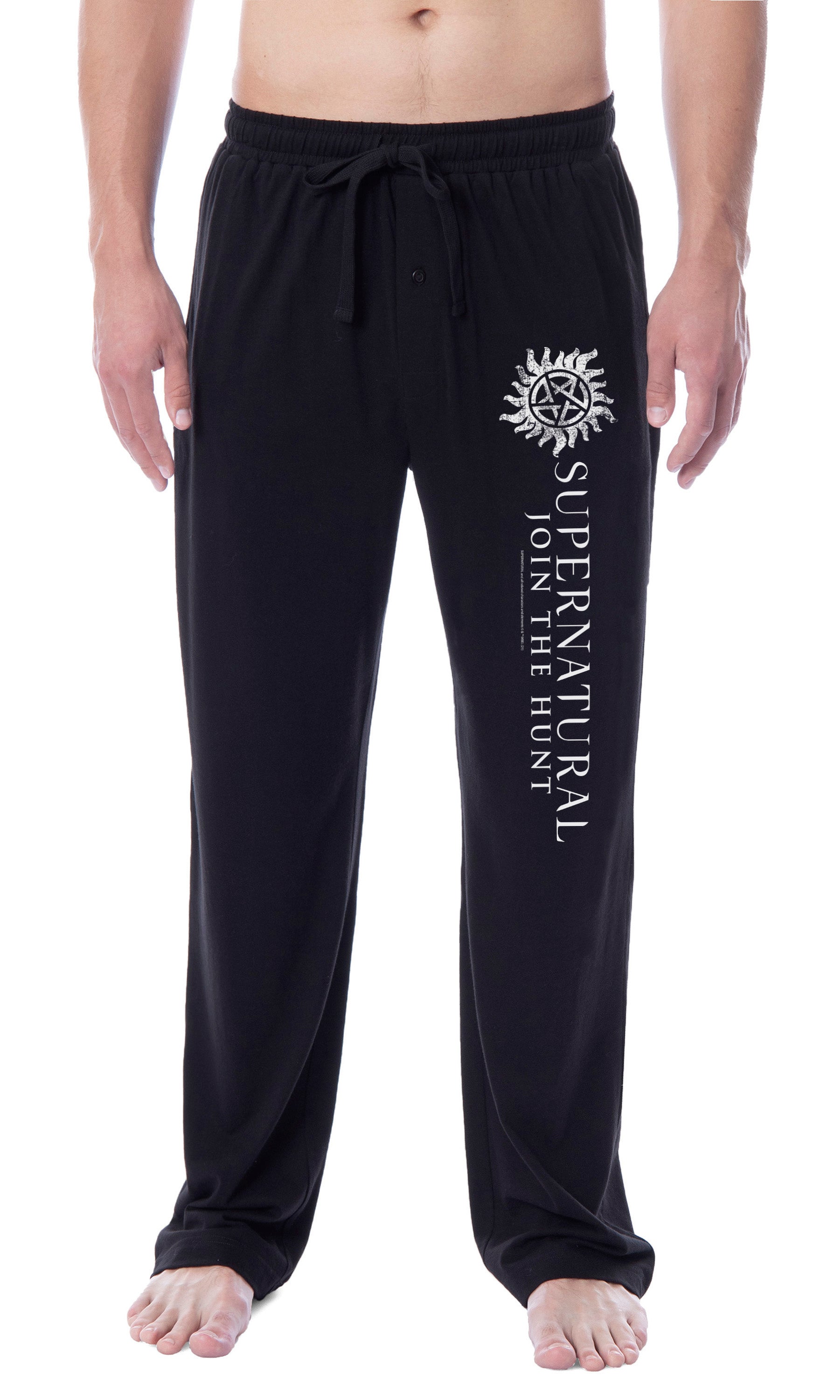 Supernatural Mens' Join The Hunt Anti-Possession Sleep Pajama Pants
