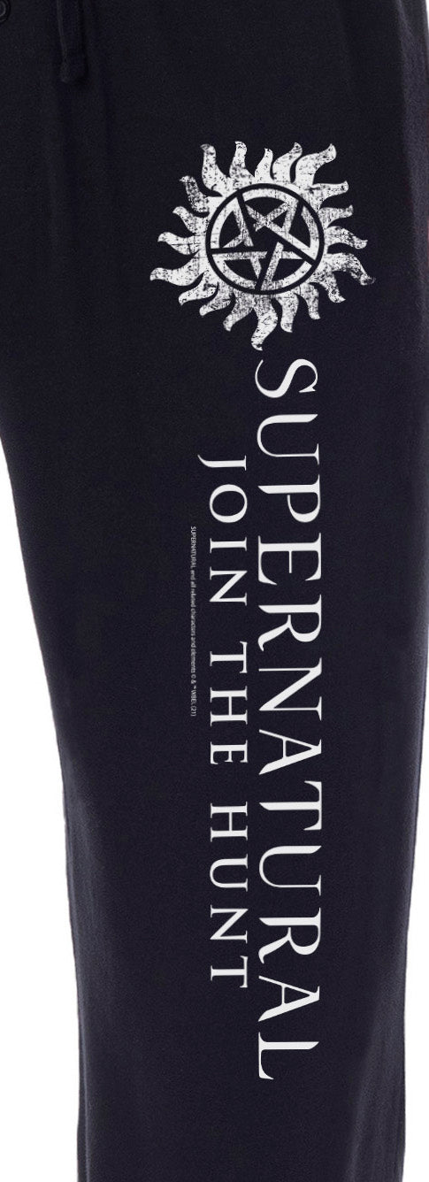 Supernatural Mens' Join The Hunt Anti-Possession Sleep Pajama Pants