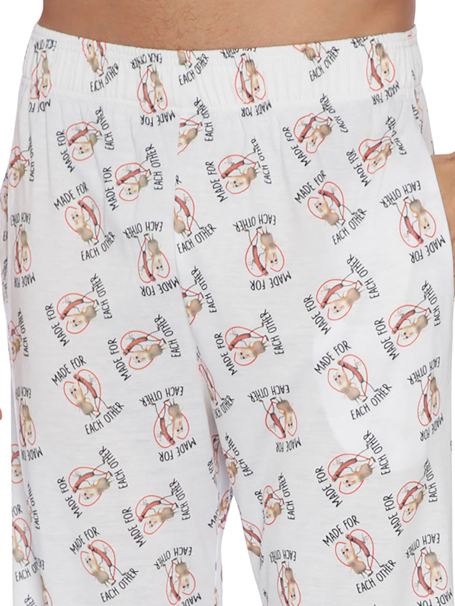 Intimo Sausage Party Made for Each Other Lounge Pant for Men