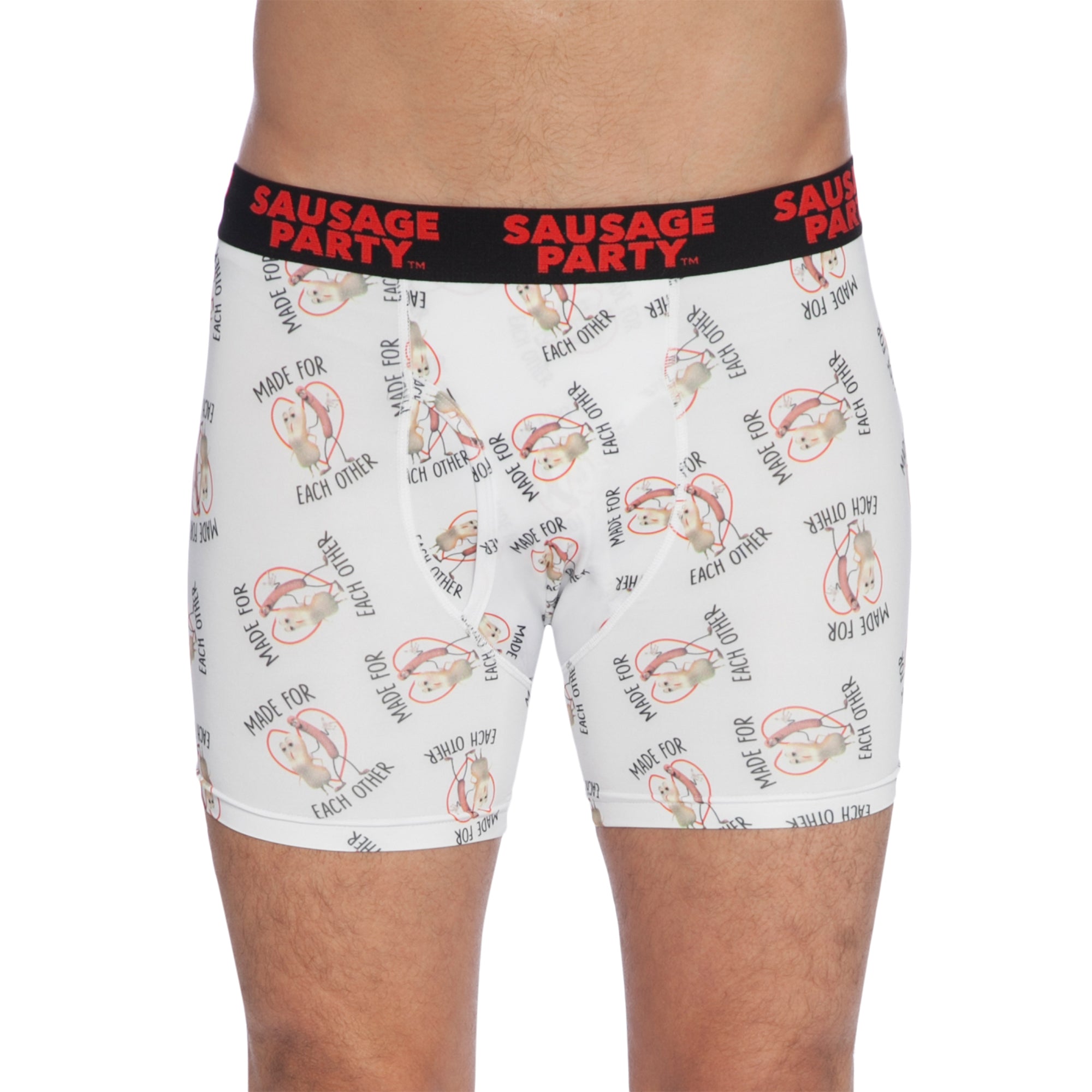 INTIMO Mens Sausage Party Made for Each Other Boxer Brief