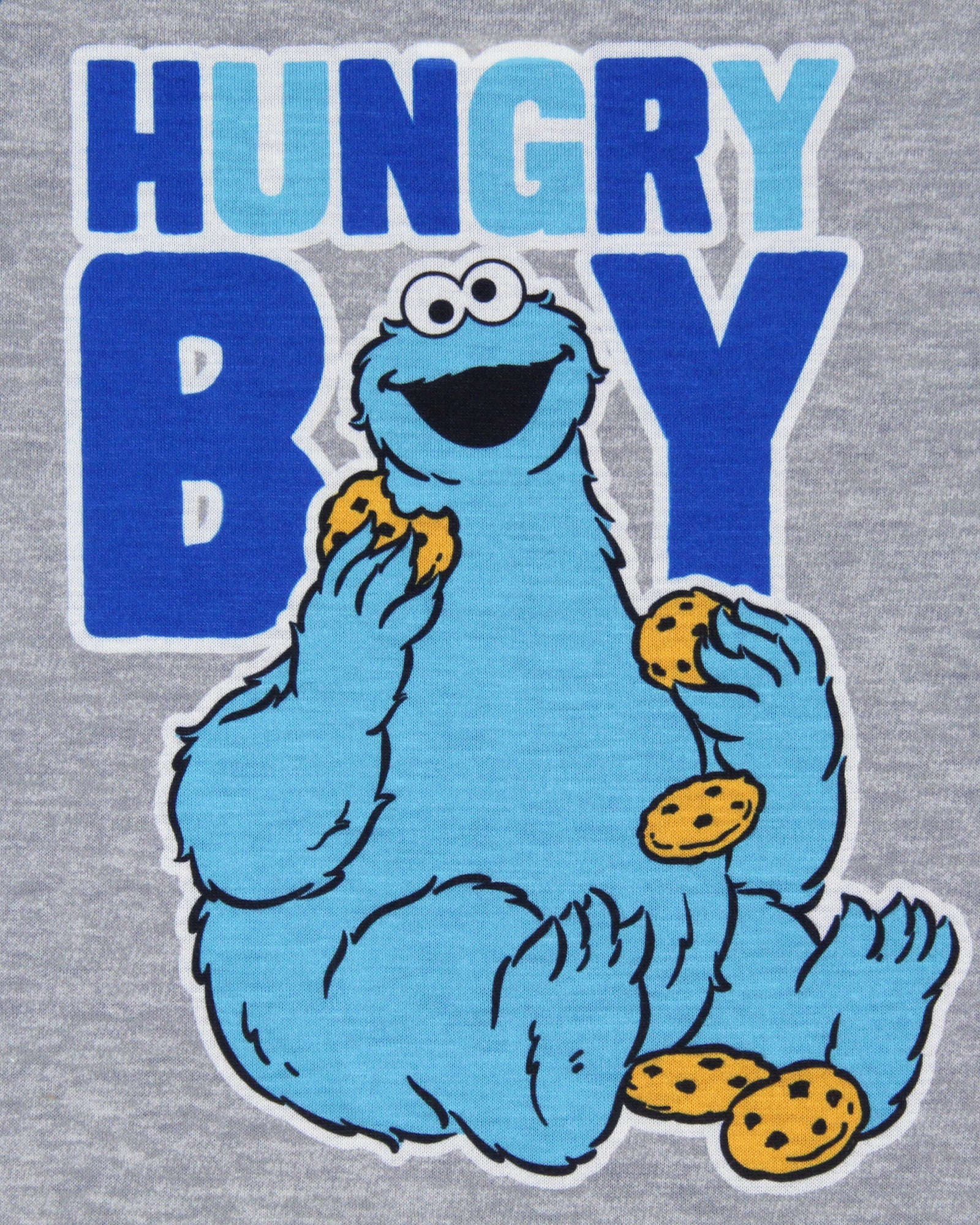 Sesame Street Toddler Boys' Cookie Monster Hungry Sleep Pajama Set Short