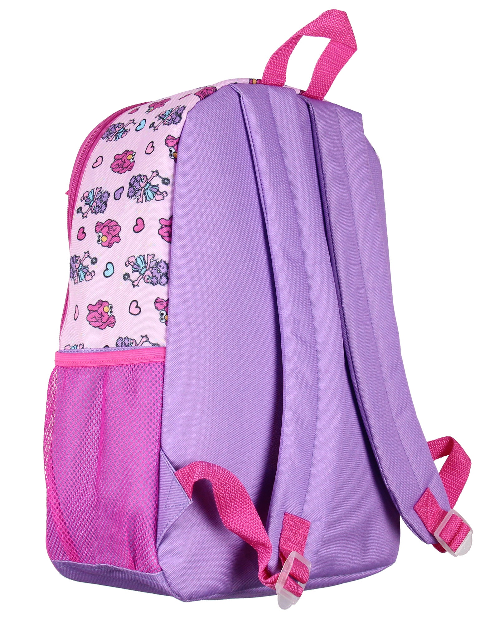 Sesame Street Friends Elmo Abby Cadabby 3 PC Backpack Lunch Box Pencil Pouch 16"