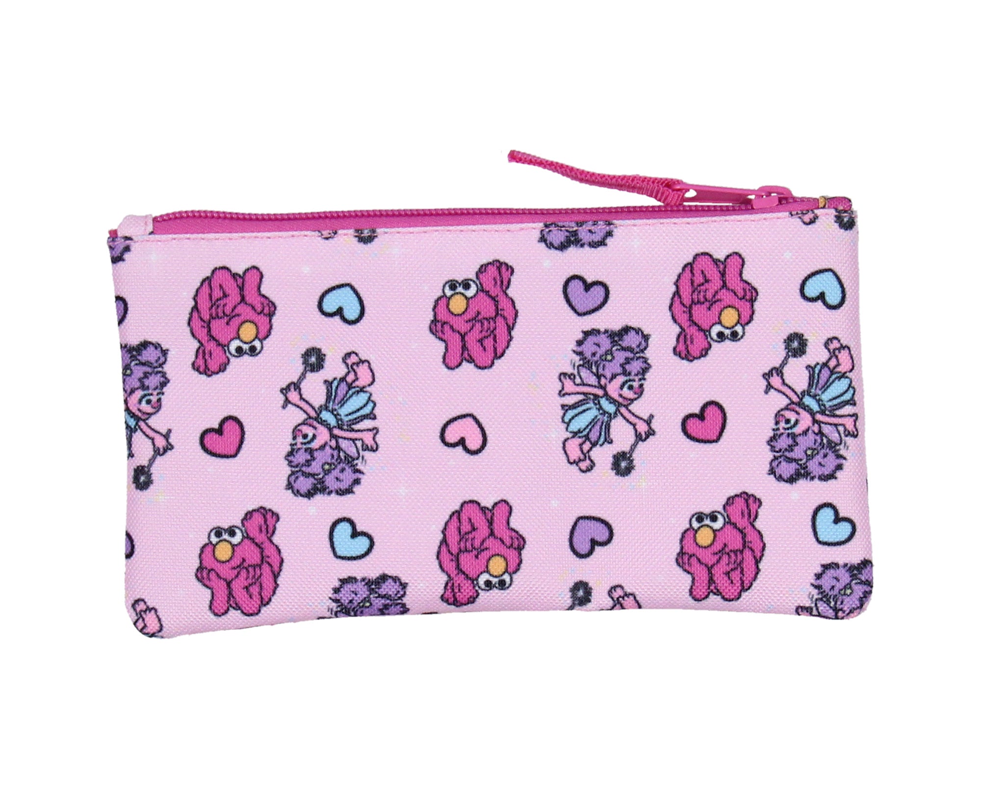 Sesame Street Friends Elmo Abby Cadabby 3 PC Backpack Lunch Box Pencil Pouch 16"