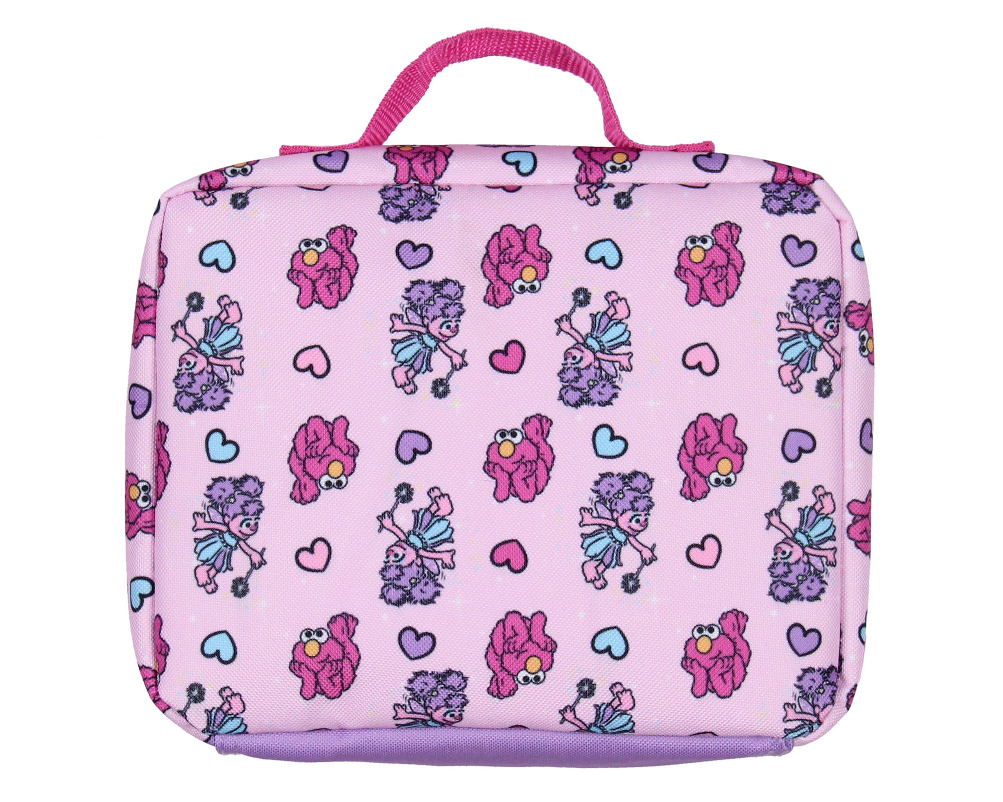 Sesame Street Friends Elmo Abby Cadabby 3 PC Backpack Lunch Box Pencil Pouch 16"