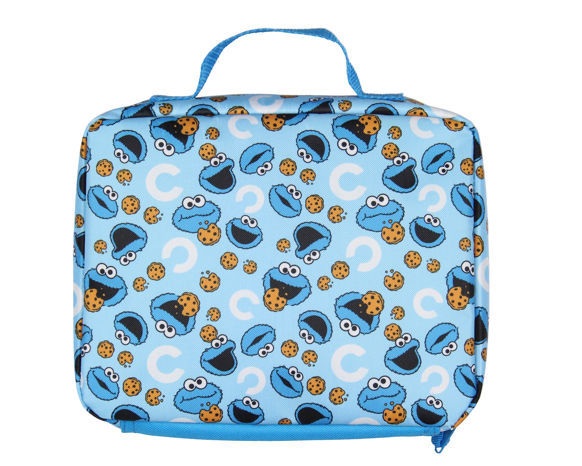 Sesame Street Still Hungry Cookie Monster All Over Insulated Lunch Box Bag Tote