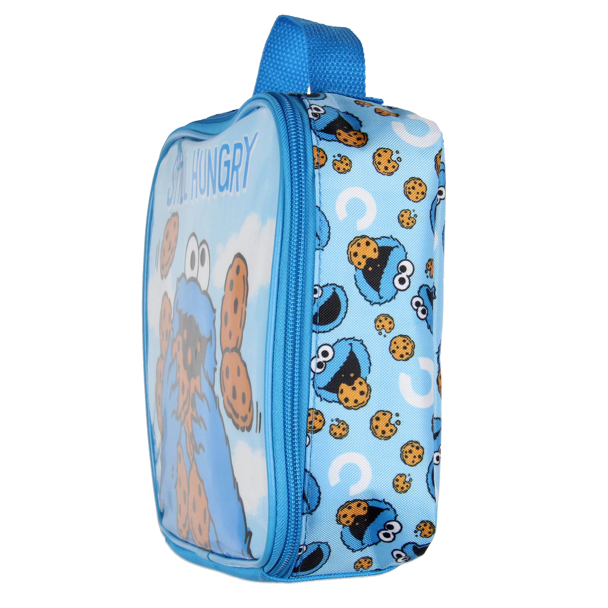 Sesame Street Still Hungry Cookie Monster All Over Insulated Lunch Box Bag Tote