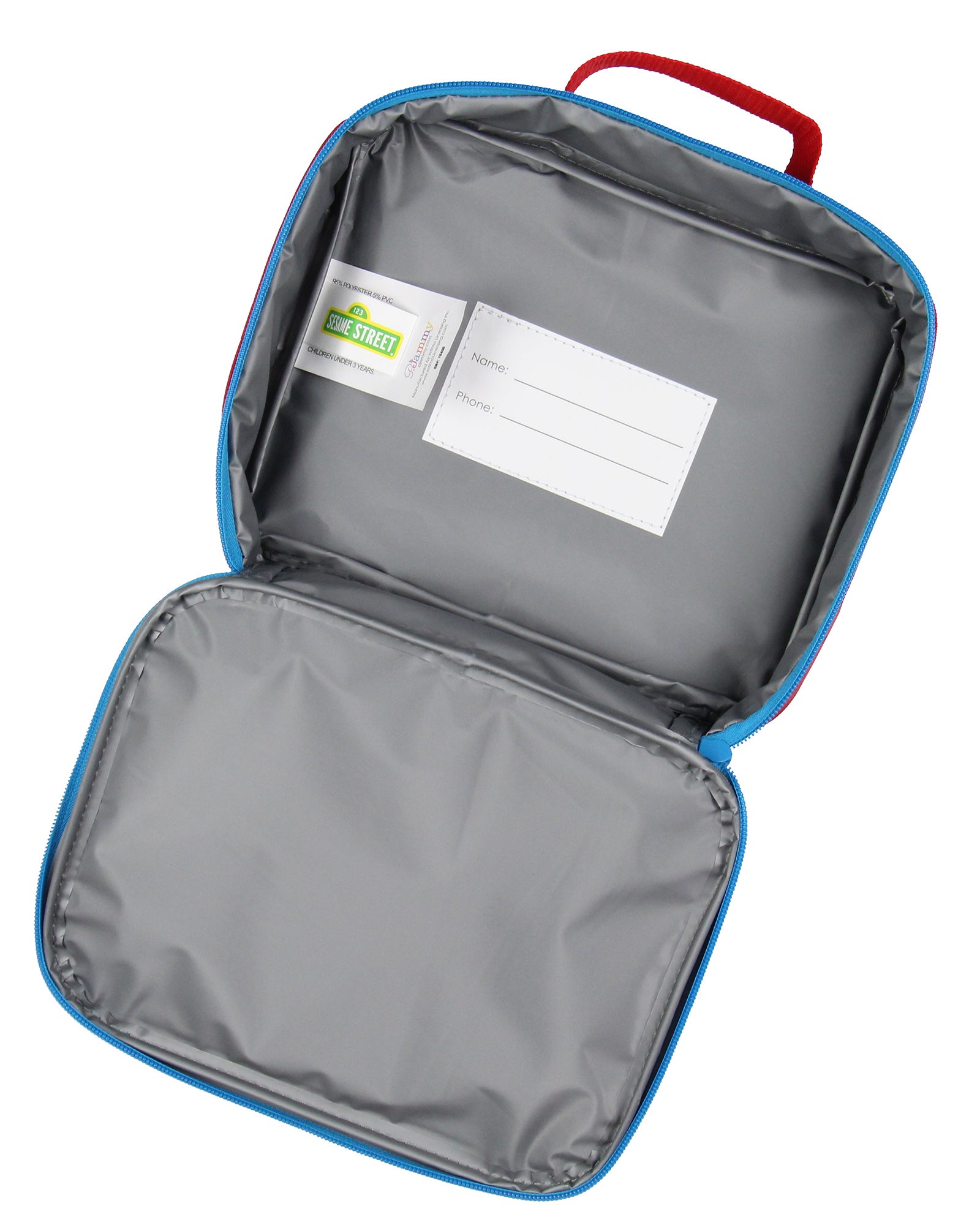 Sesame Street It's Elmo HAHA LOL Tossed Face Print Insulated Lunch Box Bag Tote