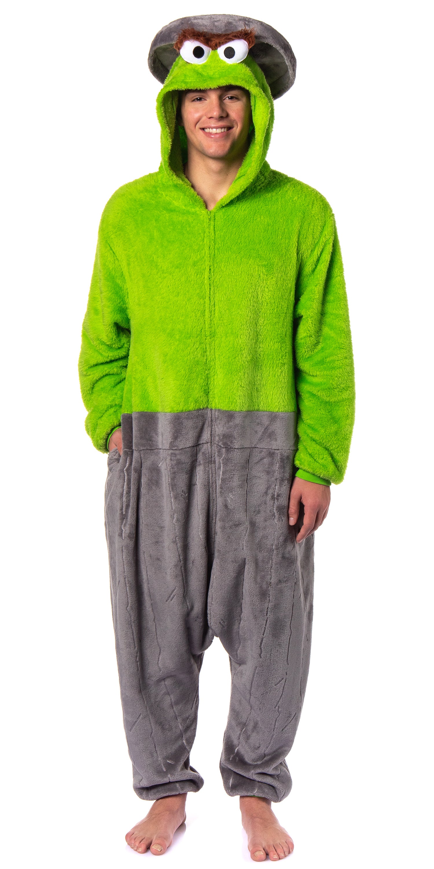 Sesame Street Union Suit Character Hooded Costume Kigurumi Pajama