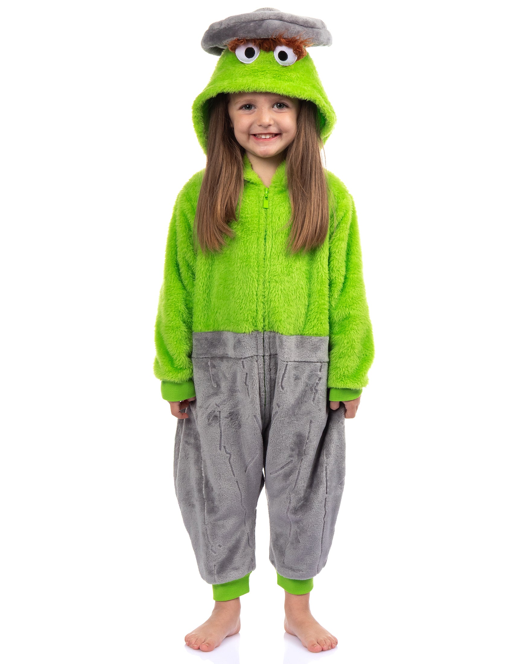 Sesame Street Union Suit Character Hooded Costume Kigurumi Pajama