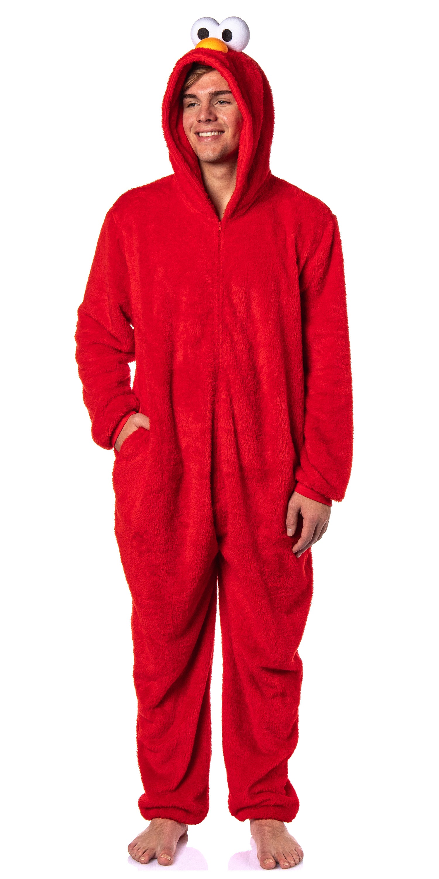 Sesame Street Union Suit Character Hooded Costume Kigurumi Pajama