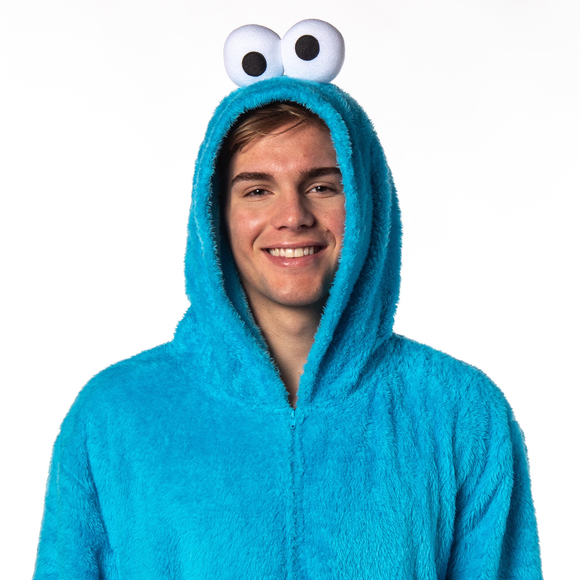 Sesame Street Union Suit Character Hooded Costume Kigurumi Pajama