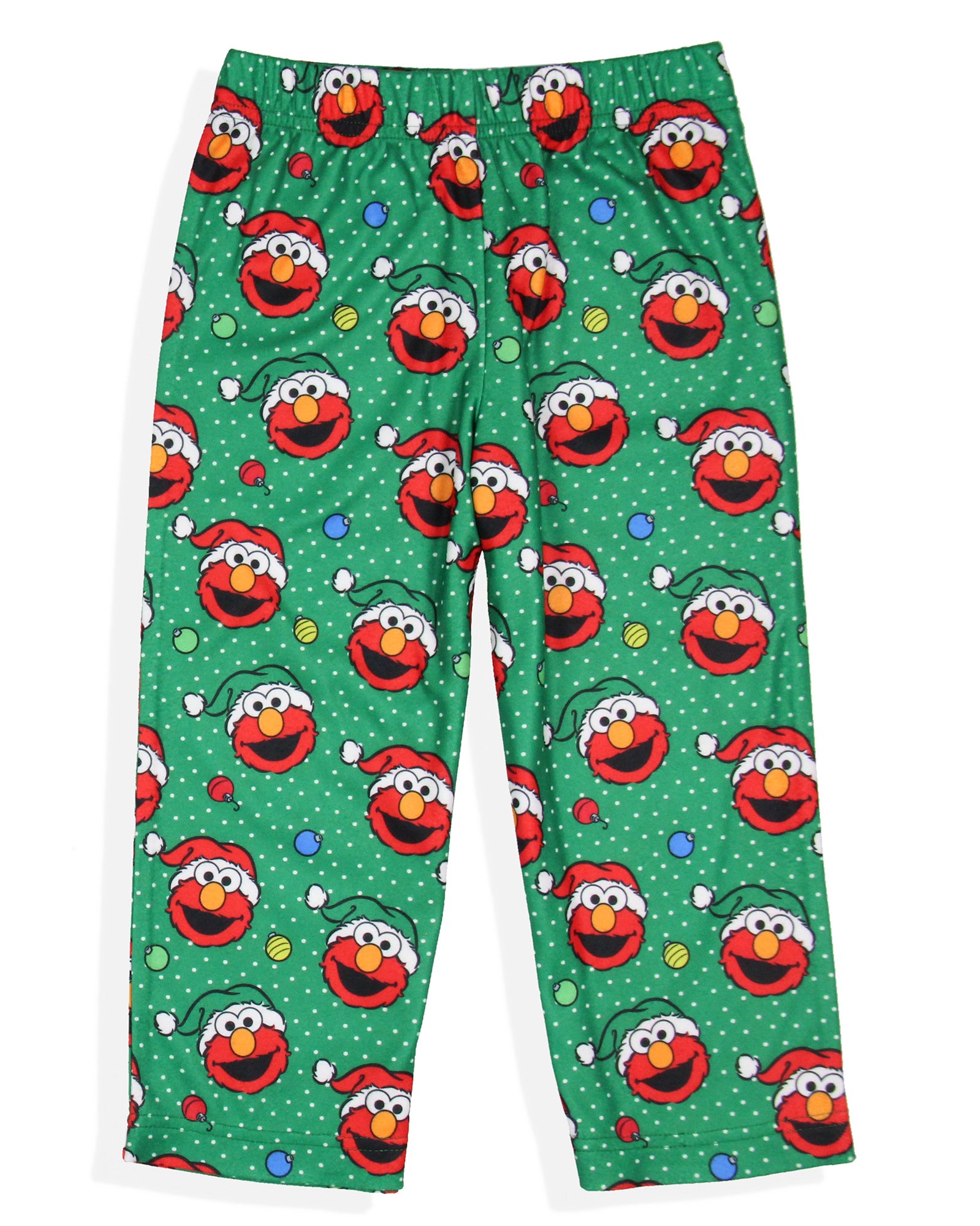 Sesame Street Kid's Elmo Christmas Wreath 2-Piece Raglan Pajama Set
