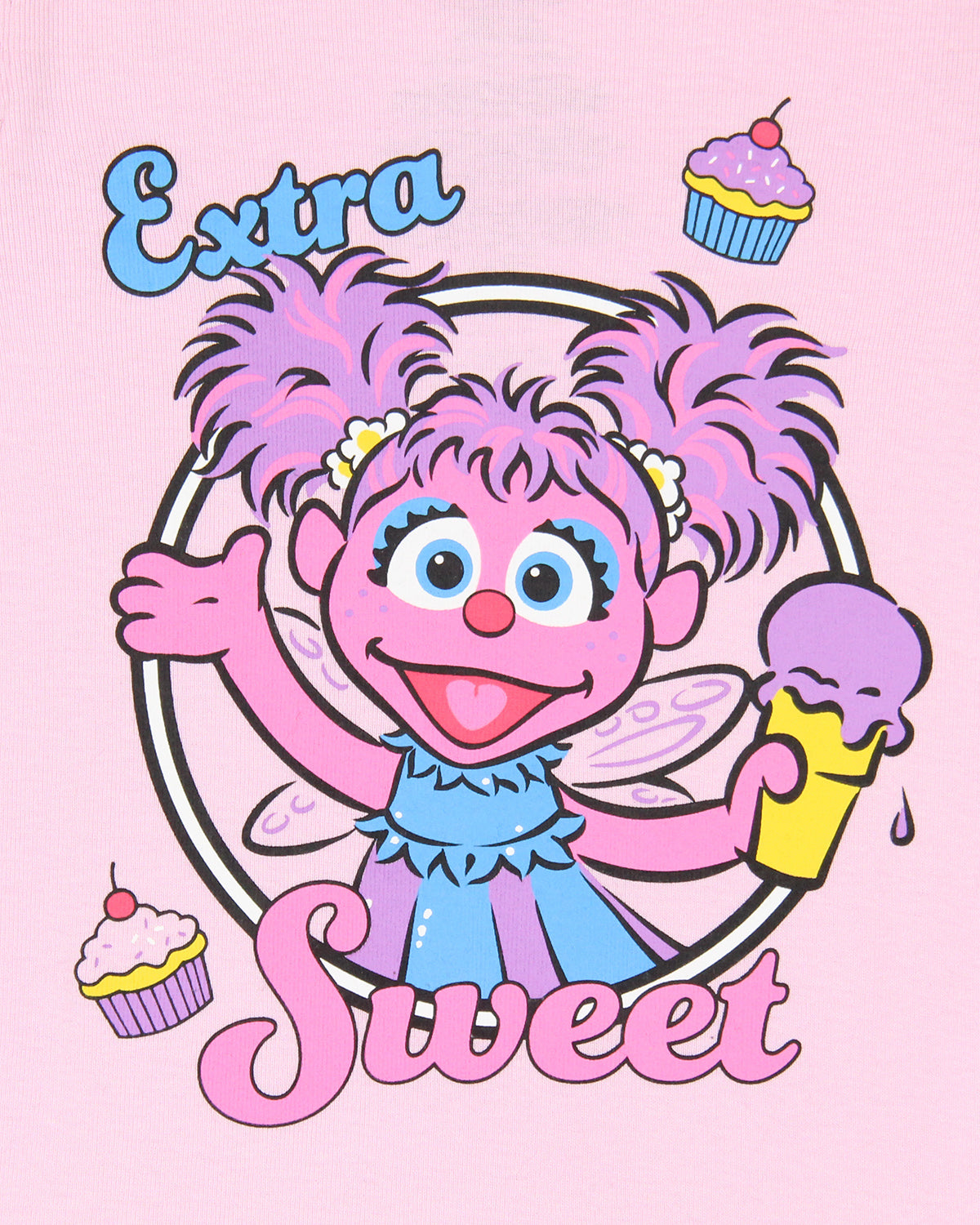 Sesame Street Toddler Girls' Abby Cadabby Extra Sweet 2 Piece Long Sleeve Pajama Set (3T)
