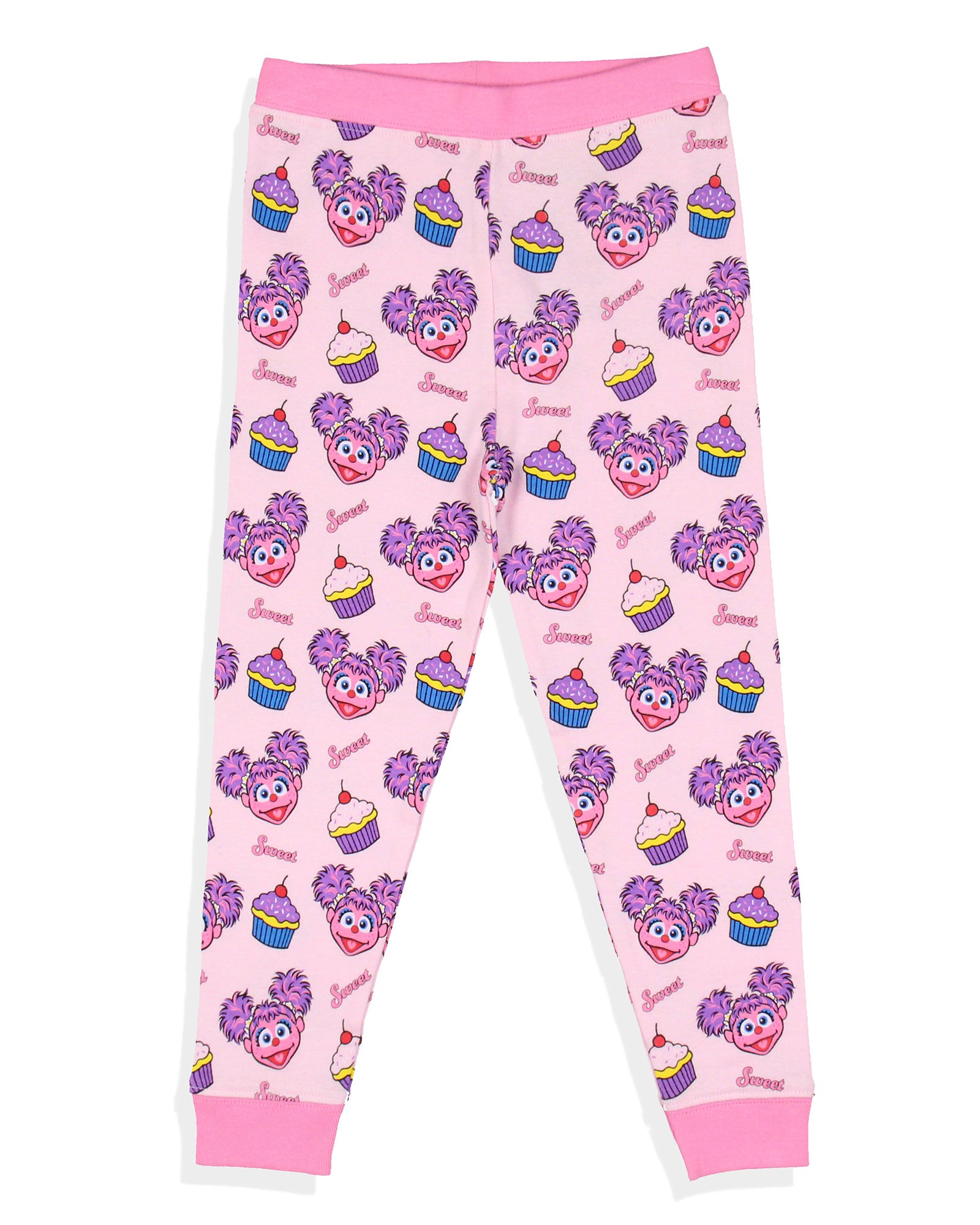 Sesame Street Toddler Girls' Abby Cadabby Extra Sweet 2 Piece Long Sleeve Pajama Set (5T)