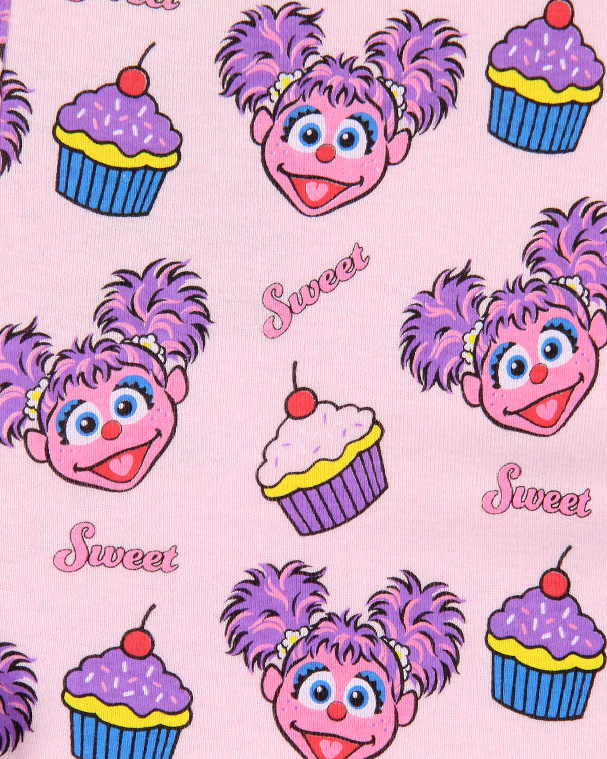 Sesame Street Toddler Girls' Abby Cadabby Extra Sweet Long Sleeve Pajama Set