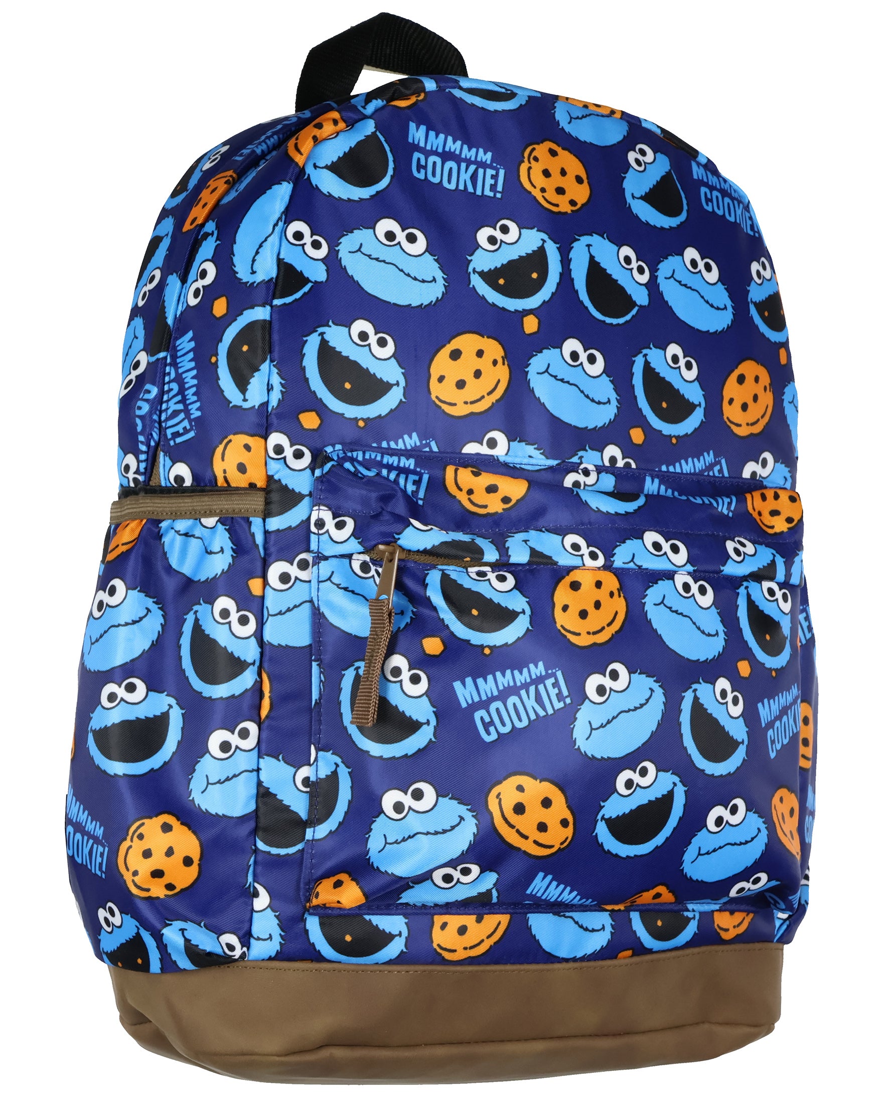 Sesame Street Cookie Monster Backpack Kids School Laptop Travel Bookbag