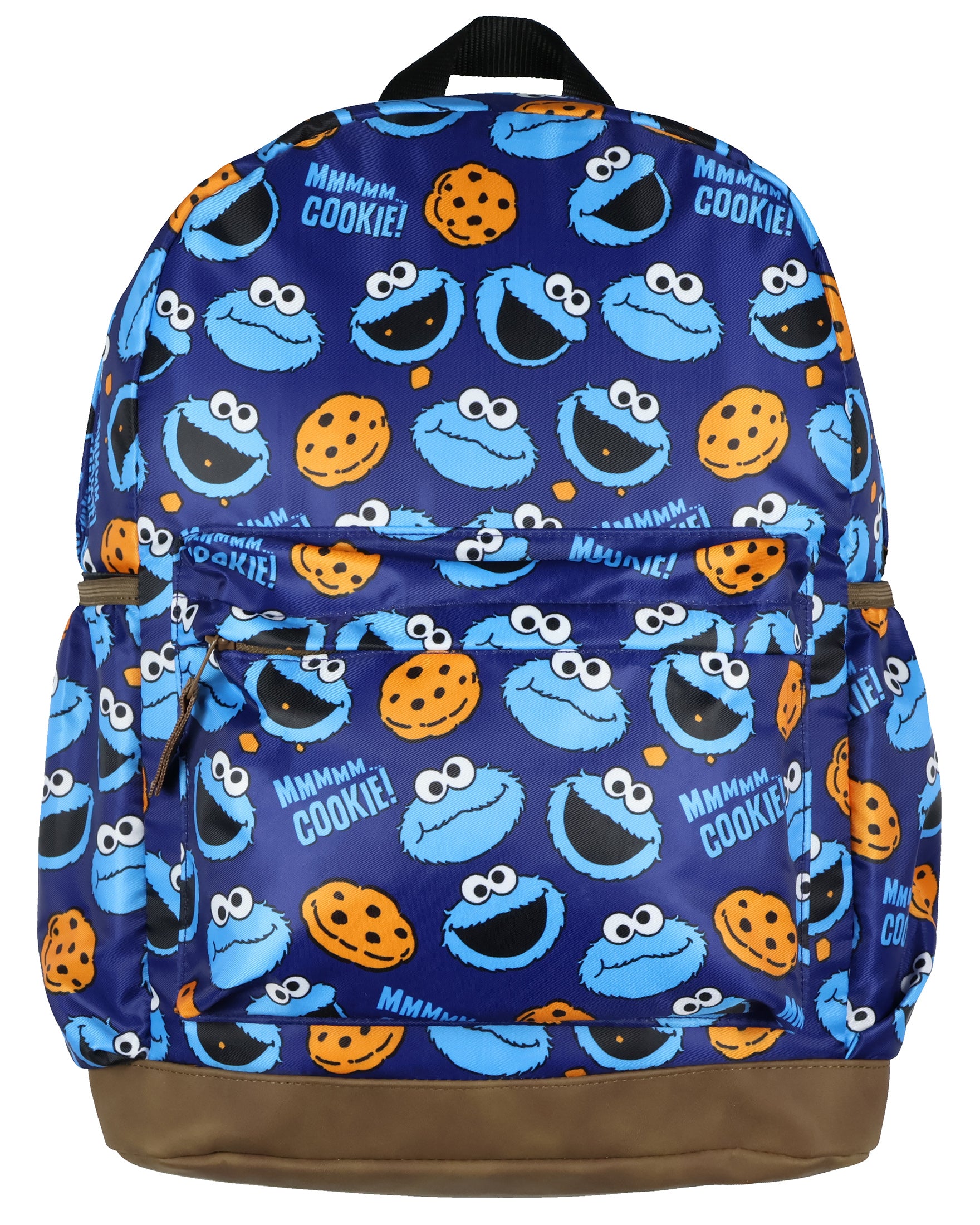 Sesame Street Cookie Monster Backpack Kids School Laptop Travel Bookbag