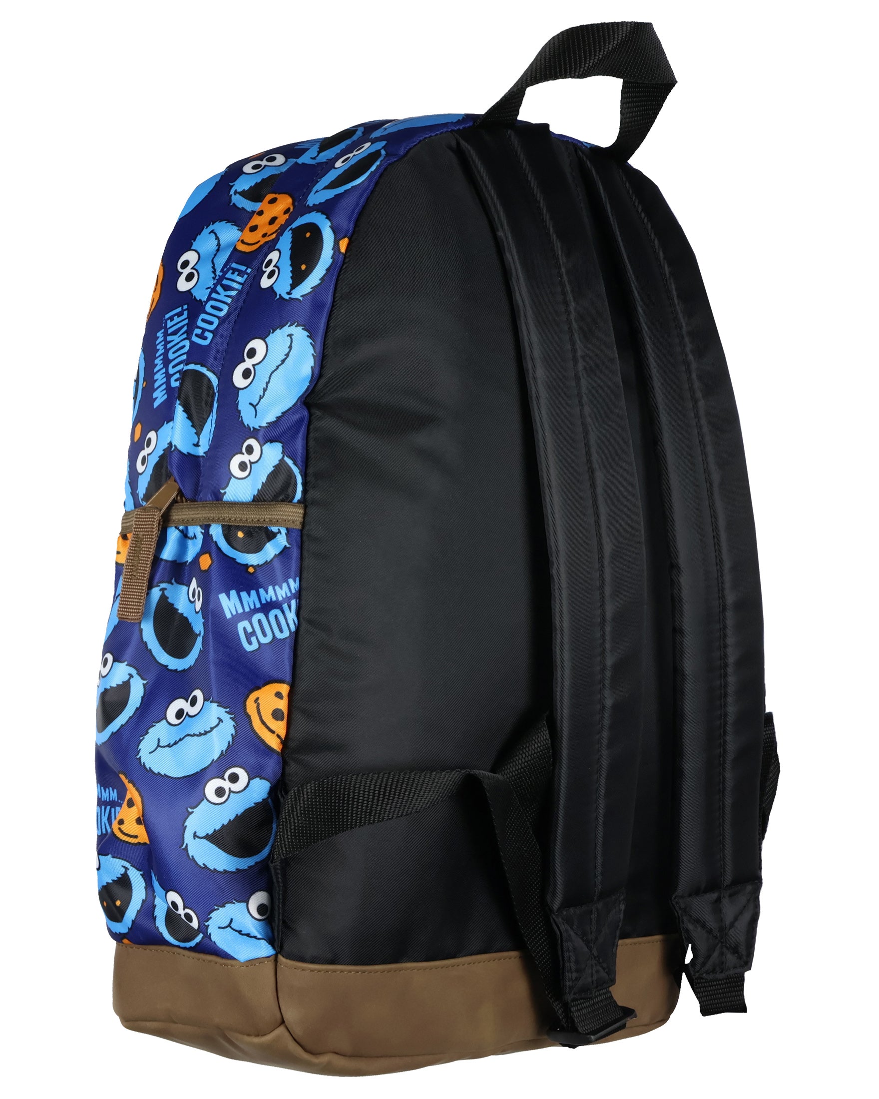 Sesame Street Cookie Monster Backpack Kids School Laptop Travel Bookbag