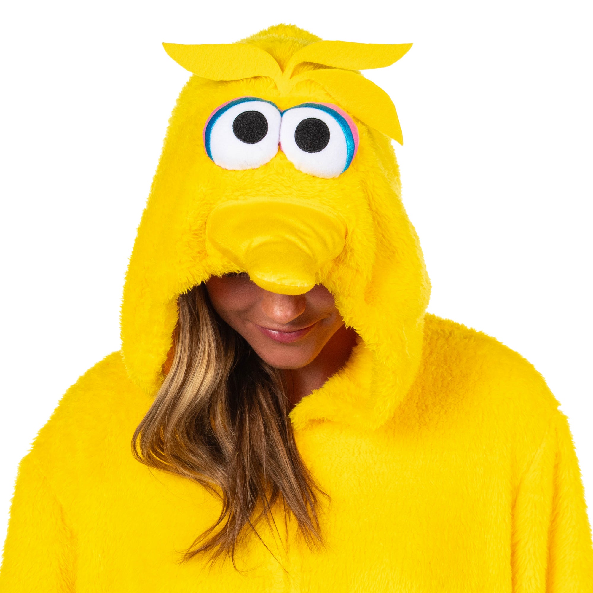 Sesame Street Union Suit Character Hooded Costume Kigurumi Pajama