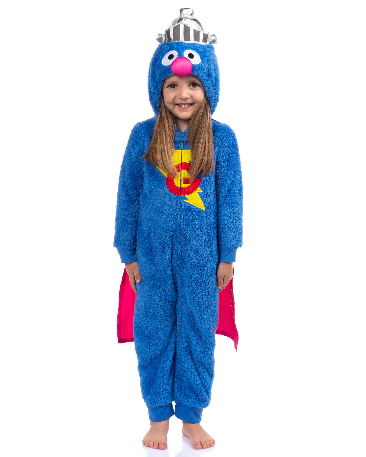Sesame Street Boys' Character Union Suit Kigurumi 1PC Pajama