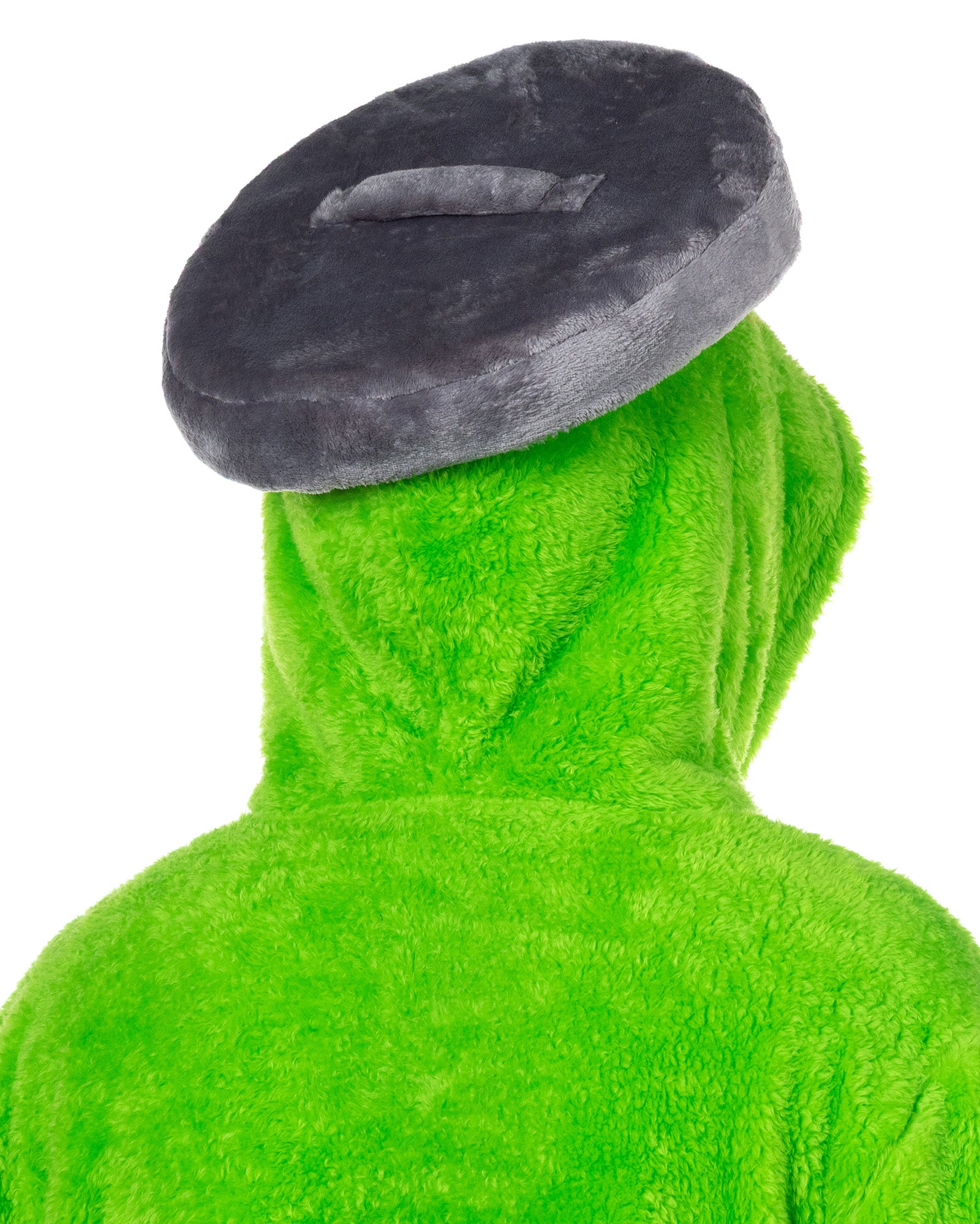 Sesame Street Oscar The Grouch Adult Wearable Hooded Blanket Sweatshirt