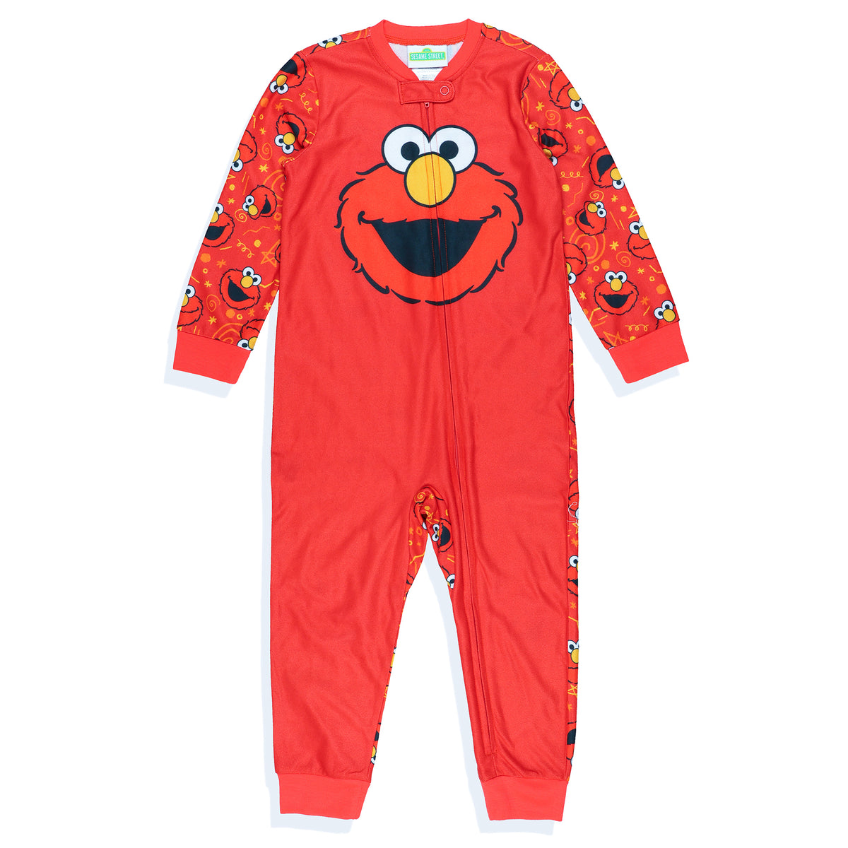 Sesame Street Elmo Pajamas Toddler Soft Fleece Footless Sleeper One Piece PJ