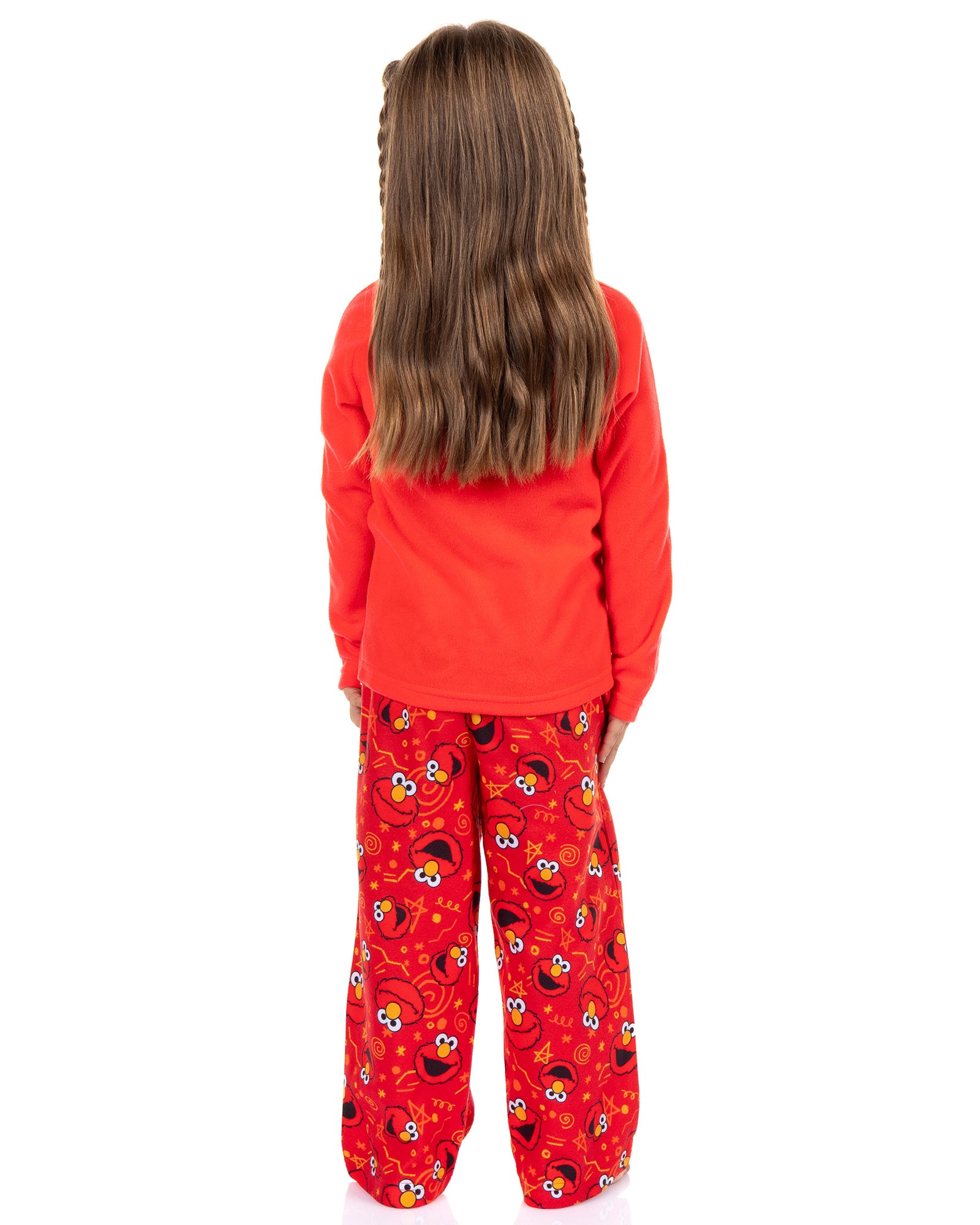 Sesame Street Elmo Pajamas Girls' 2-Piece Lounge Sleep Set