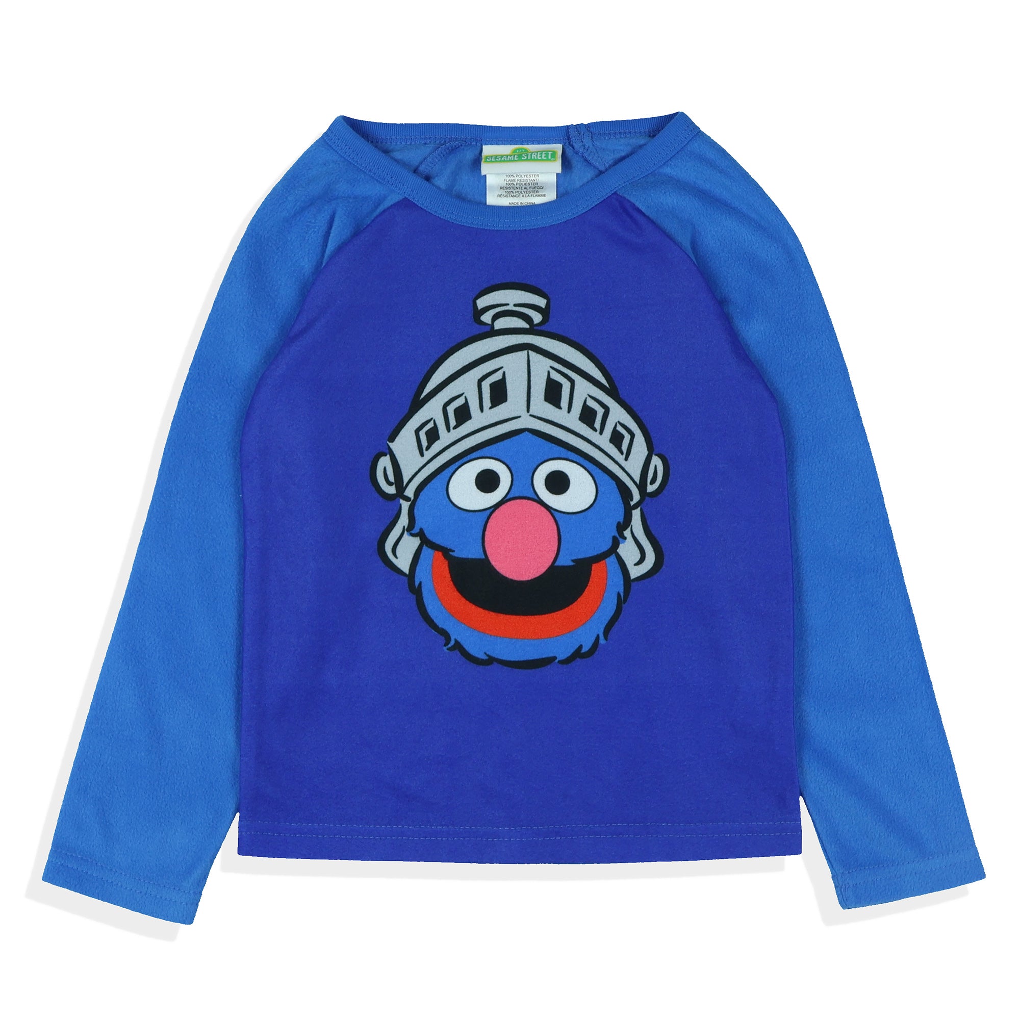 Sesame Street Pajamas Toddler Boy's Super Grover Long Sleeve and Pant Set