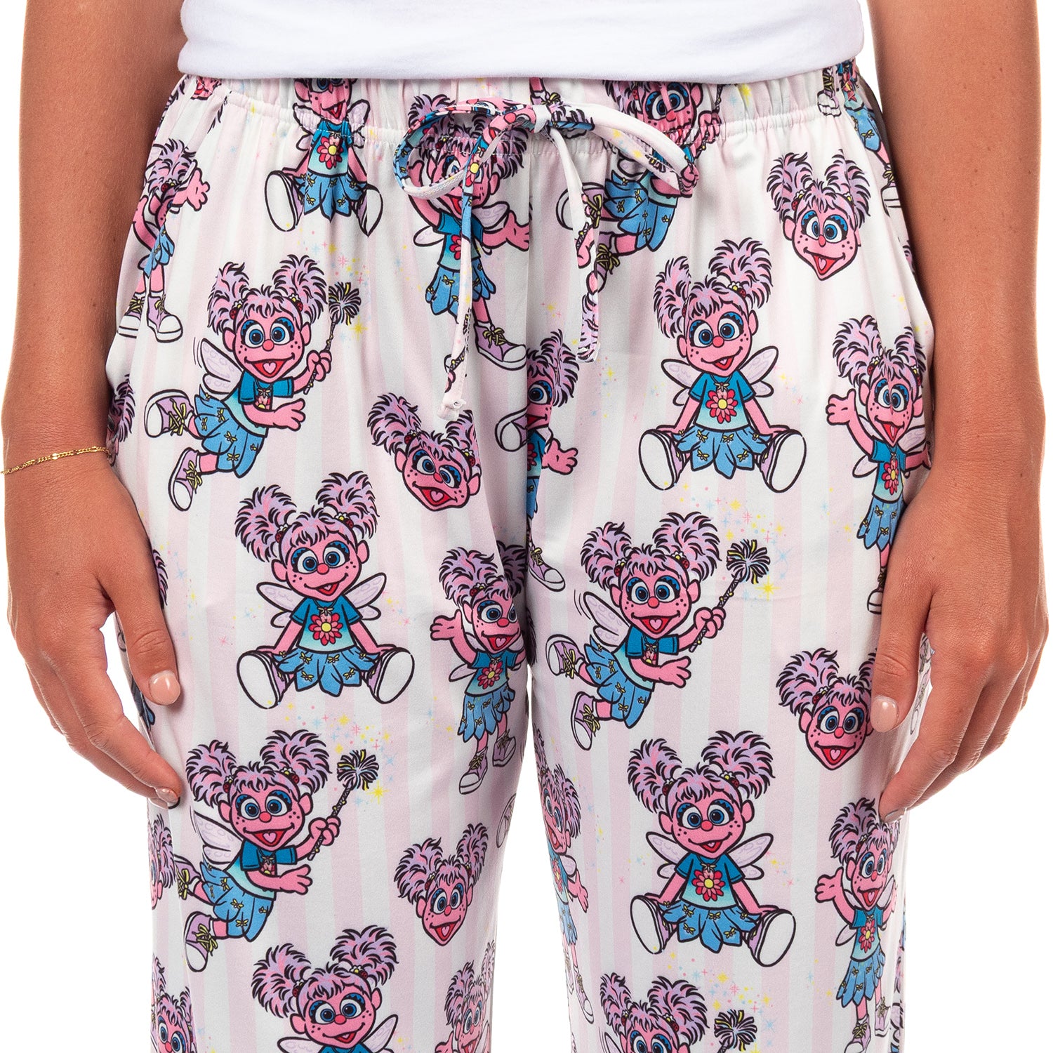Sesame Street Pajama Pants Women's Abby Cadabby AOP Lounge Sleep Bottoms