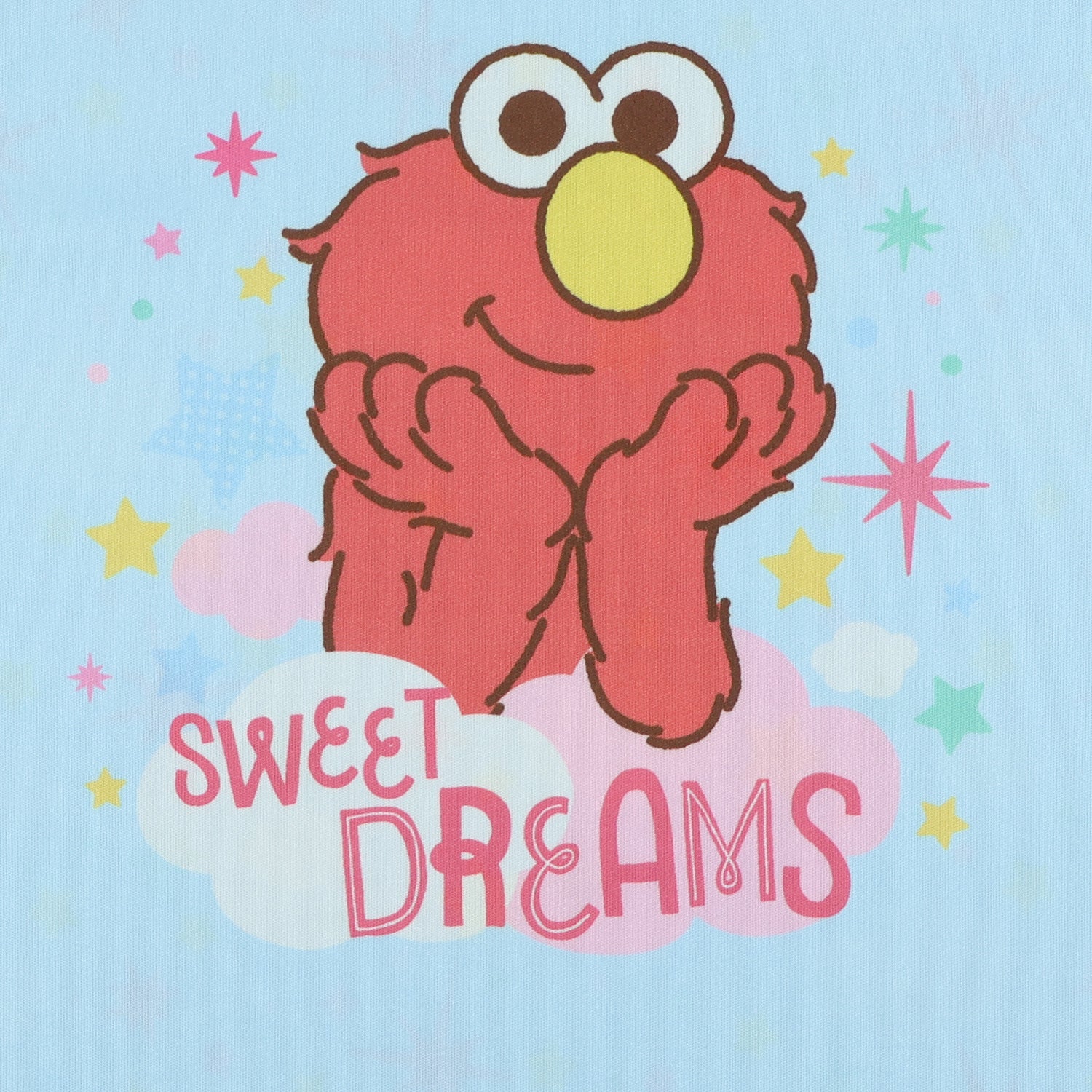 Sesame Street Toddler Girls Elmo Pajama Sweet Dreams Long Sleeve Ruffle Gown