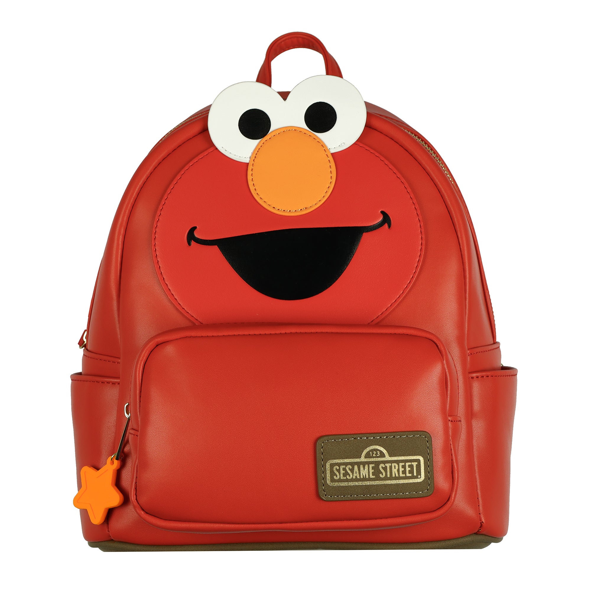 Sesame Street Elmo 11" Mini Backpack Character Faux-Leather Small Purse