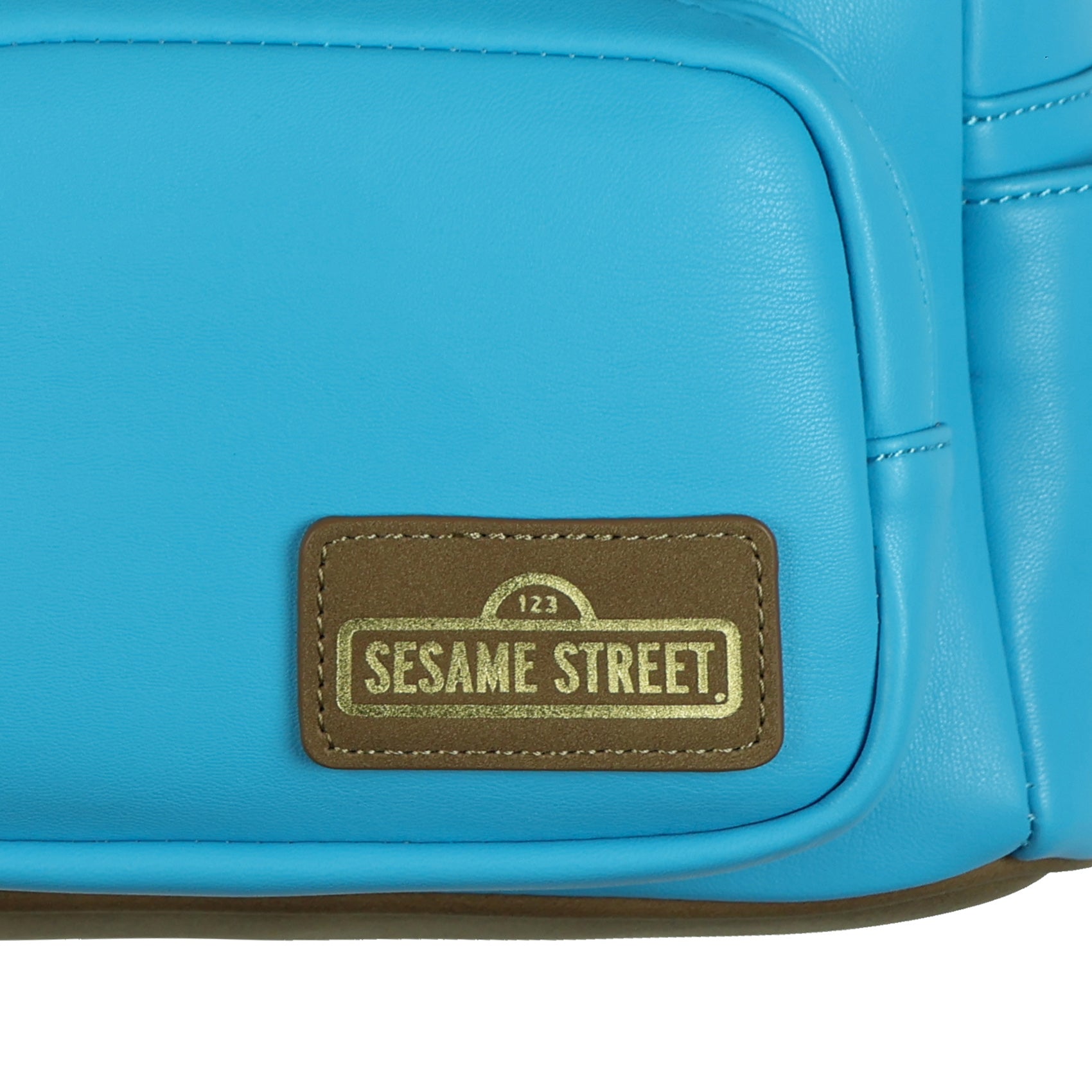 Sesame Street Cookie Monster 11" Mini Backpack Character Faux-Leather Small Purse