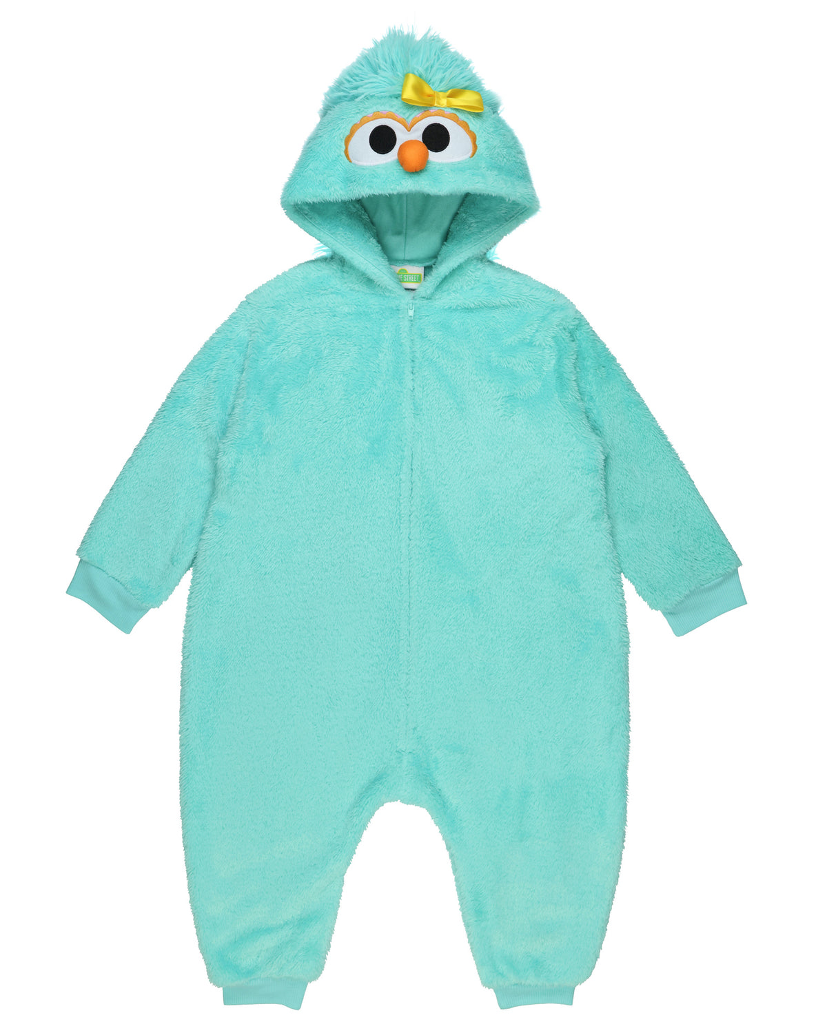 Sesame Street Union Suit Toddler Girls' Rosita Kigurumi Zip Pajamas
