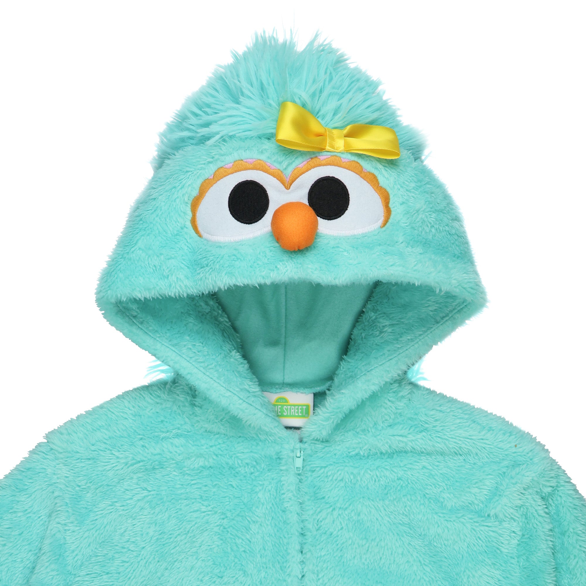 Sesame Street Union Suit Toddler Girls' Rosita Kigurumi Zip Pajamas (6)