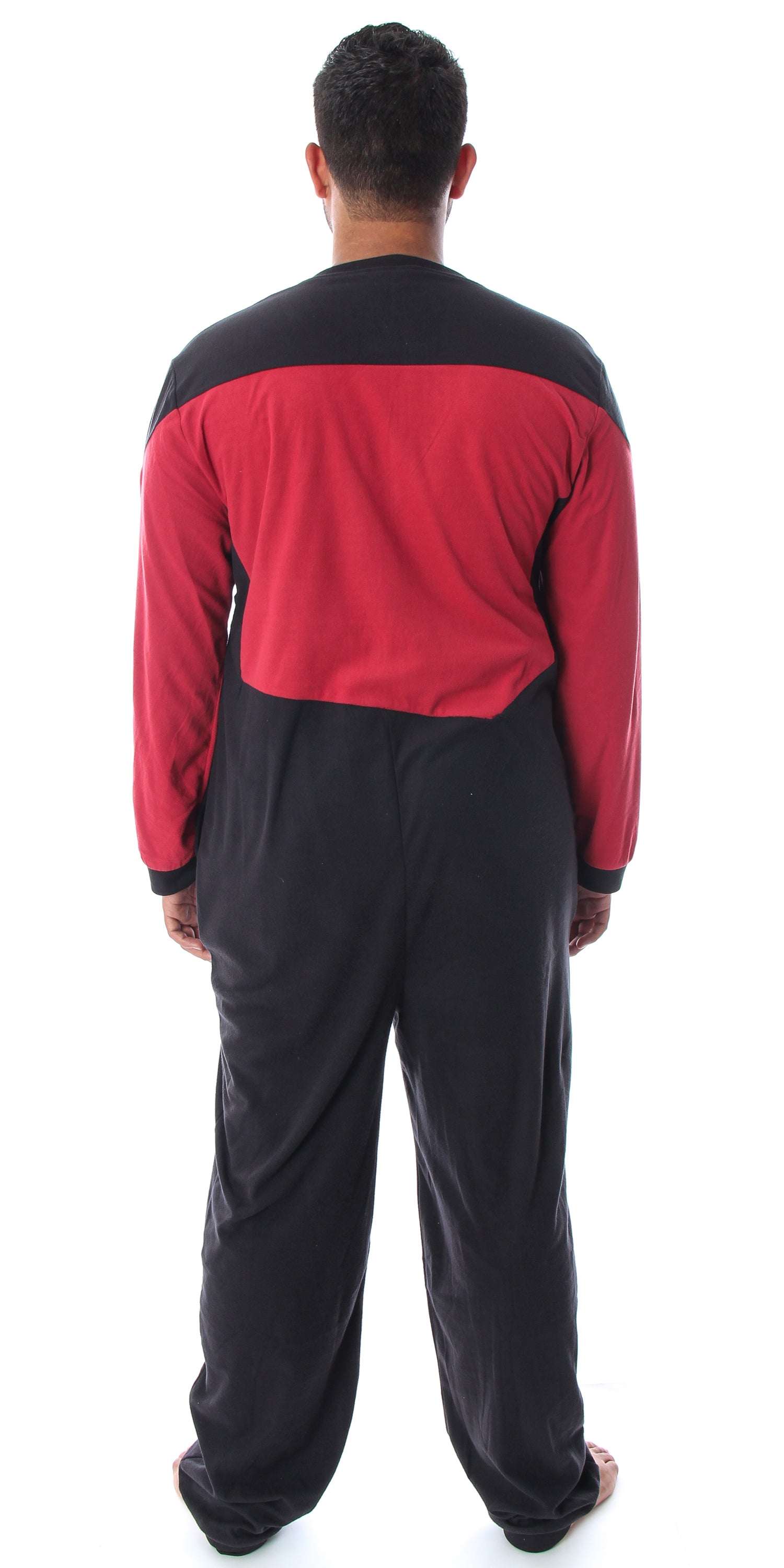 Star Trek Next Generation Men's Picard One Piece Costume Pajama Union Suit