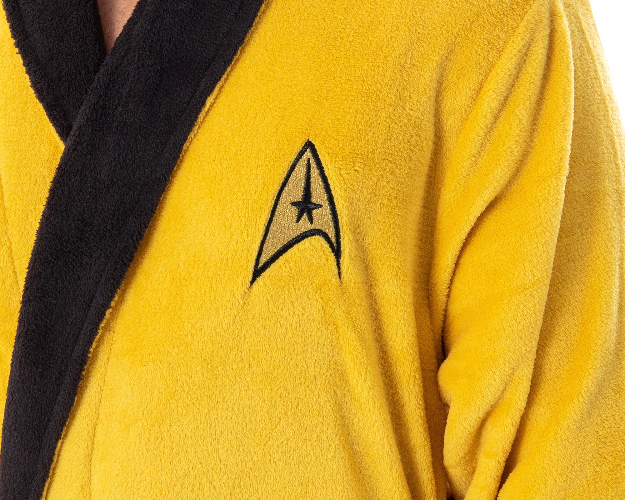 Star Trek The Original Series Adult Costume Fleece Plush Robe Bathrobe