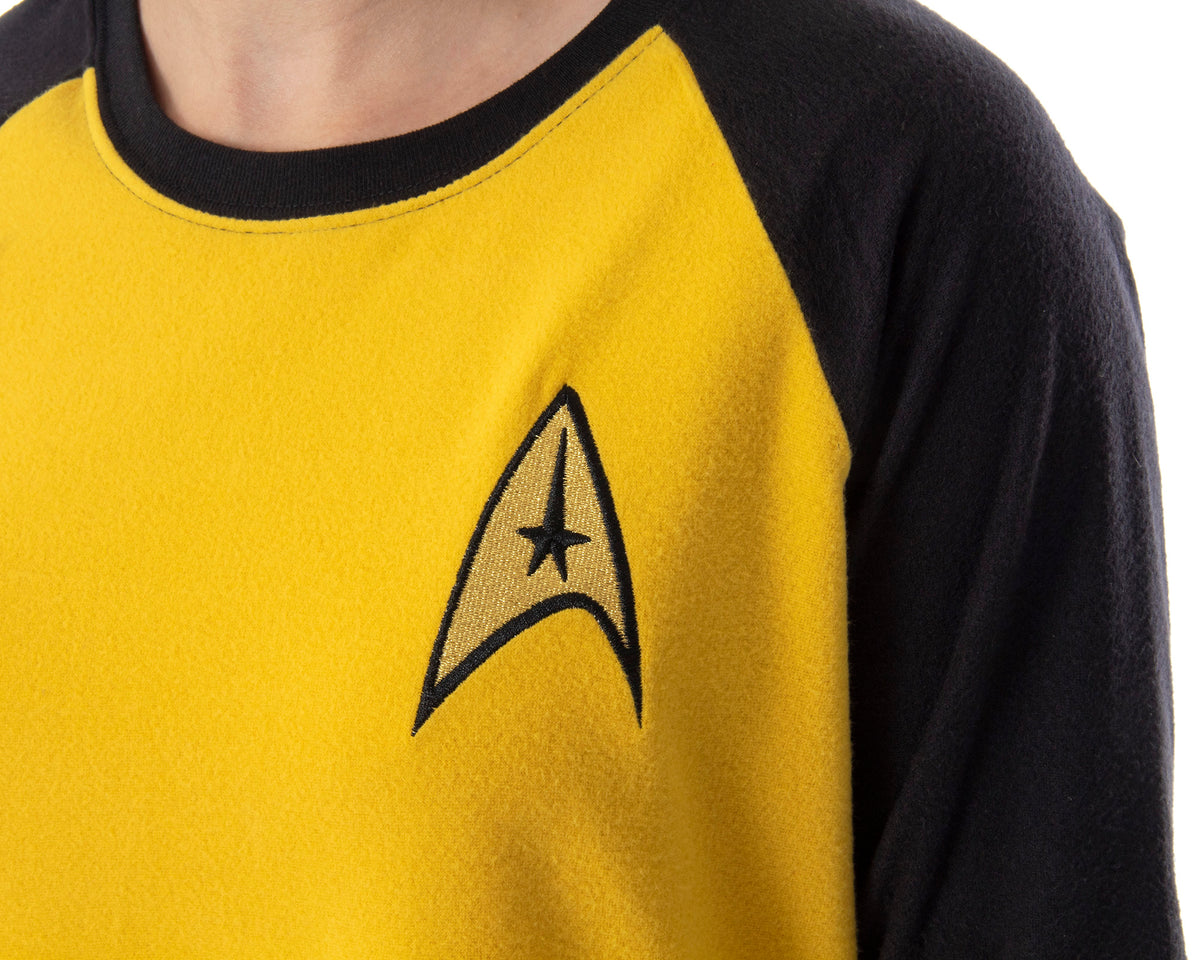 Star Trek Original Series Women's Juniors Raglan Sleep Shirt Nightgown