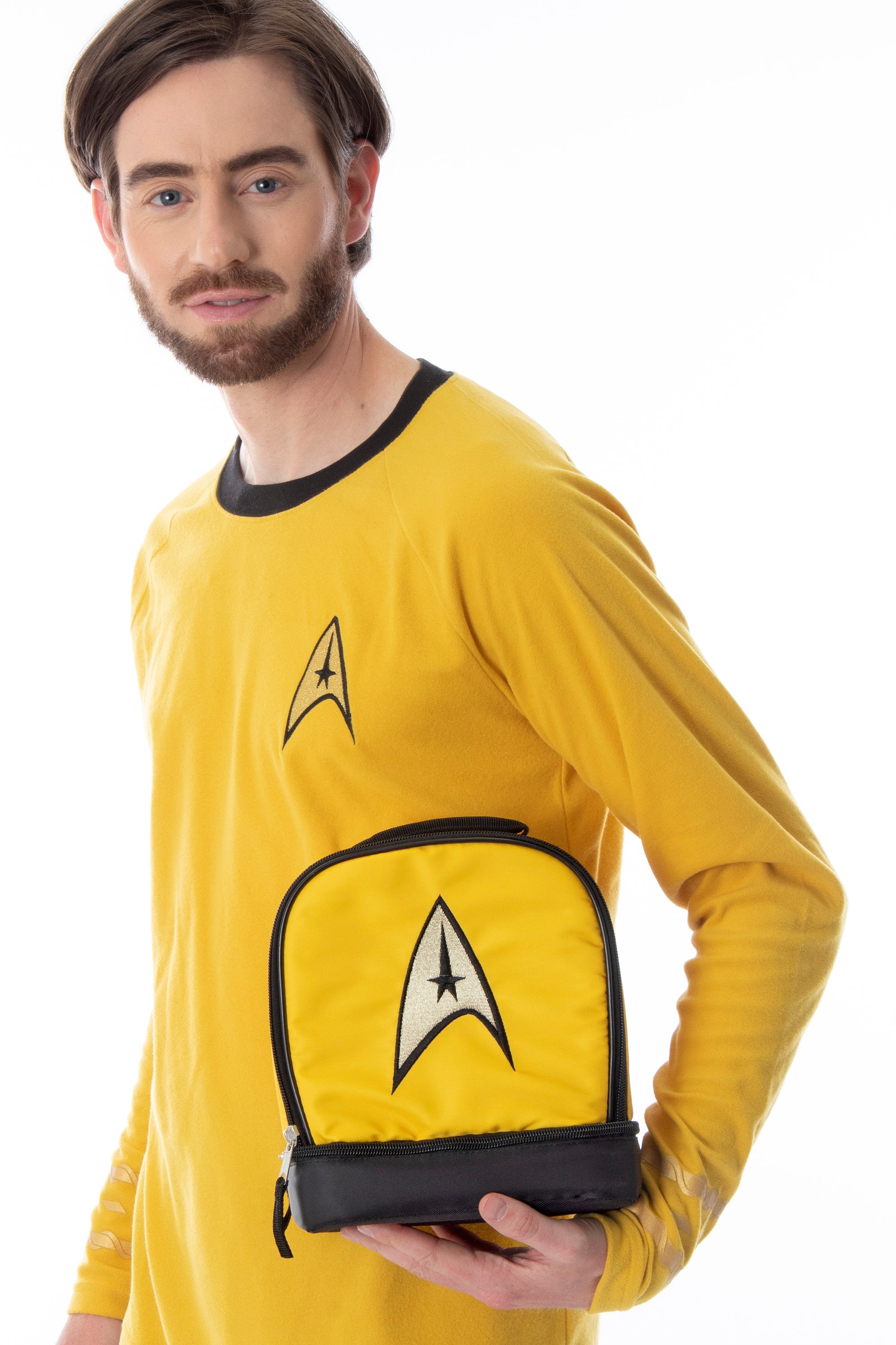 Star Trek The Original Series Captain Kirk Dual Compartment Insulated Lunch Box