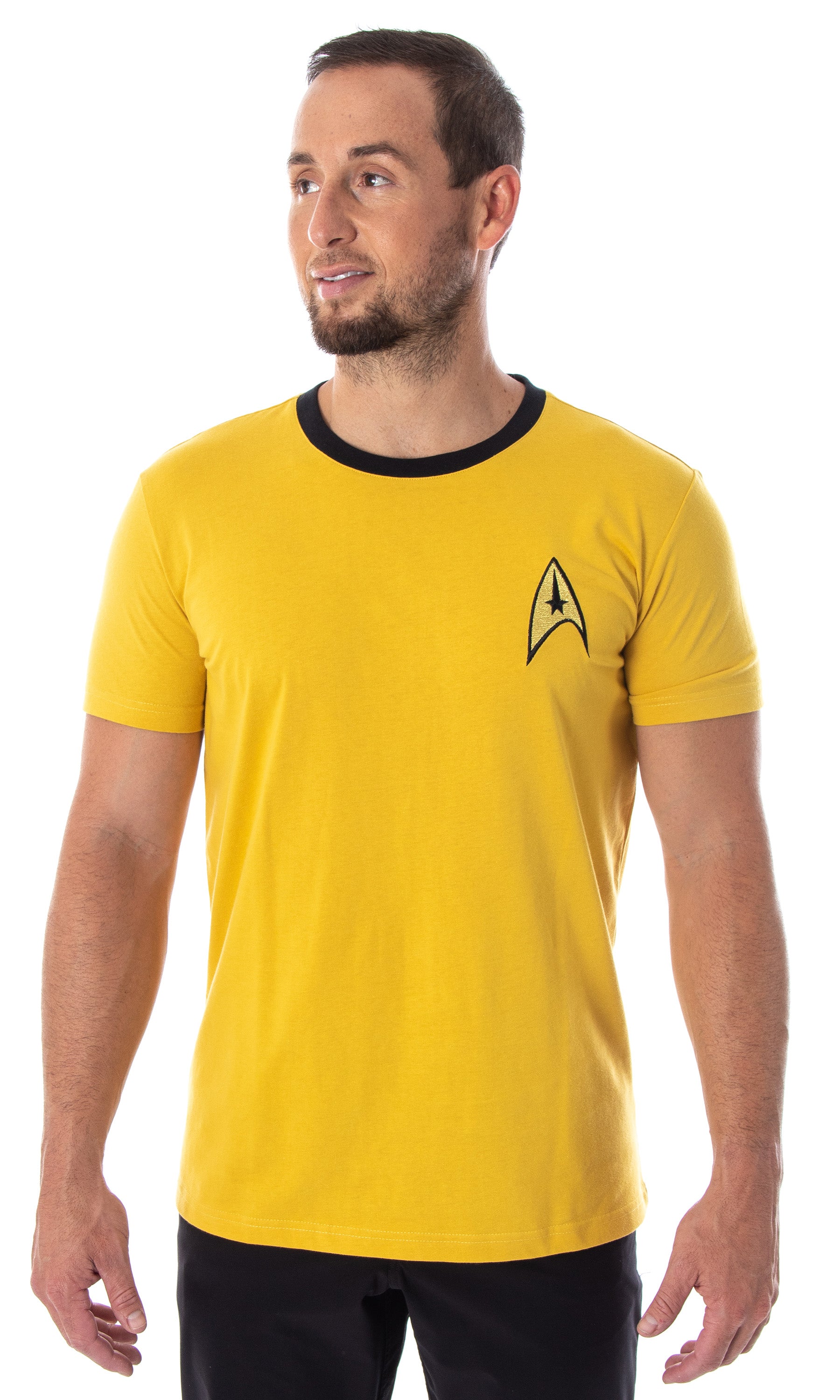 Star Trek The Original Series Men's Costume Short Sleeve Shirt - Kirk, Spock