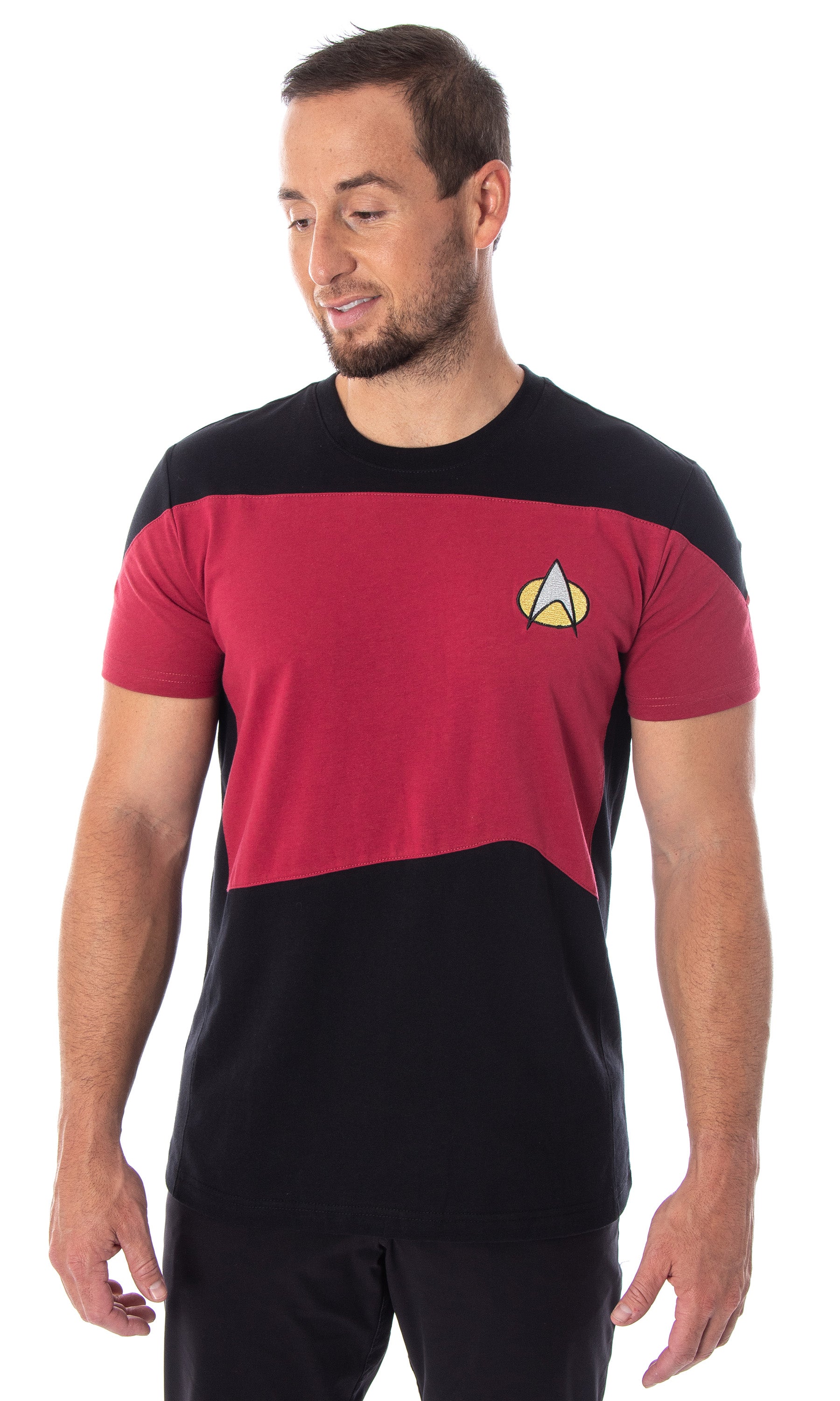 Star Trek Next Generation Men's Picard Uniform Costume Short Sleeve T-Shirt
