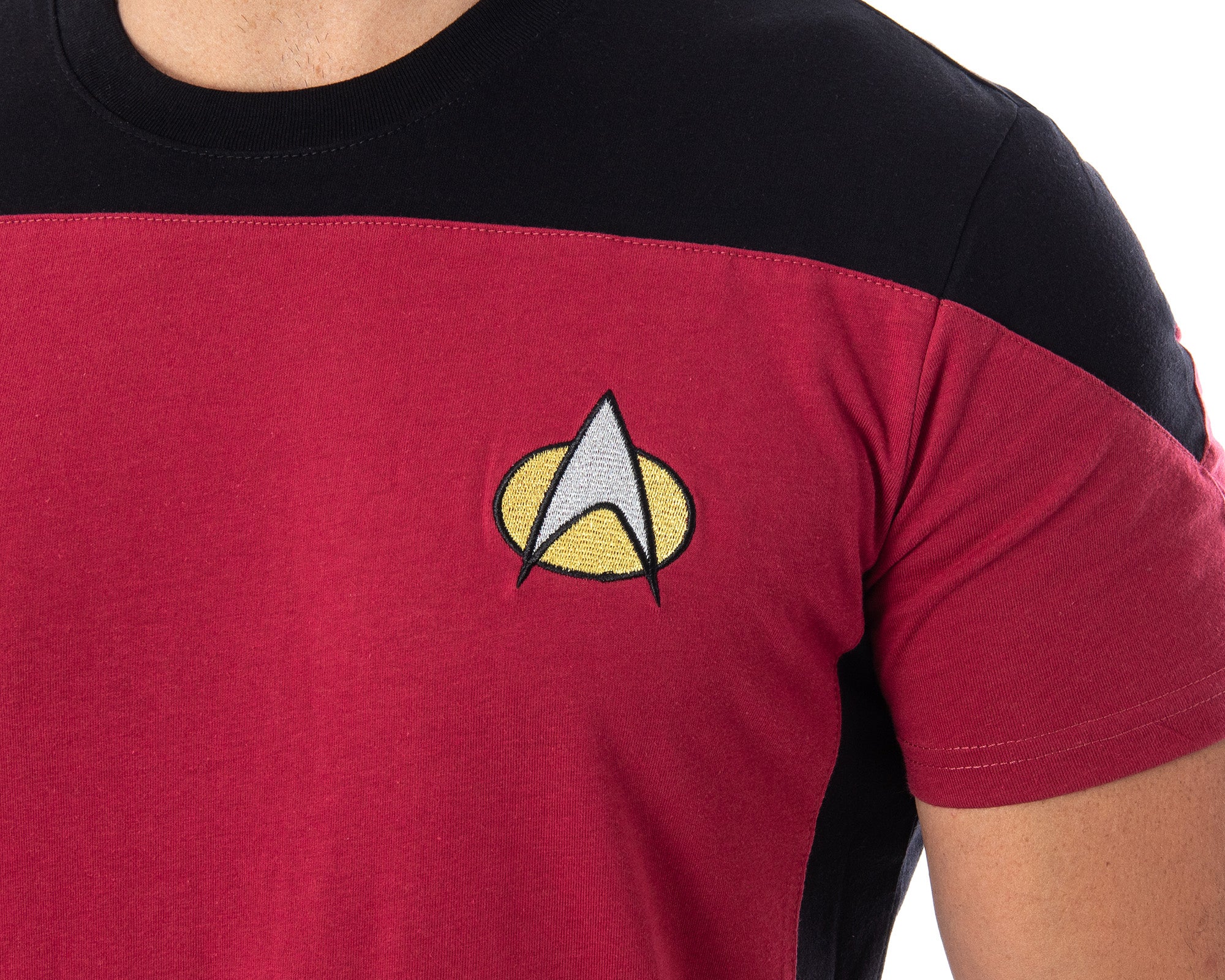 Star Trek Next Generation Men's Picard Uniform Costume Short Sleeve T-Shirt