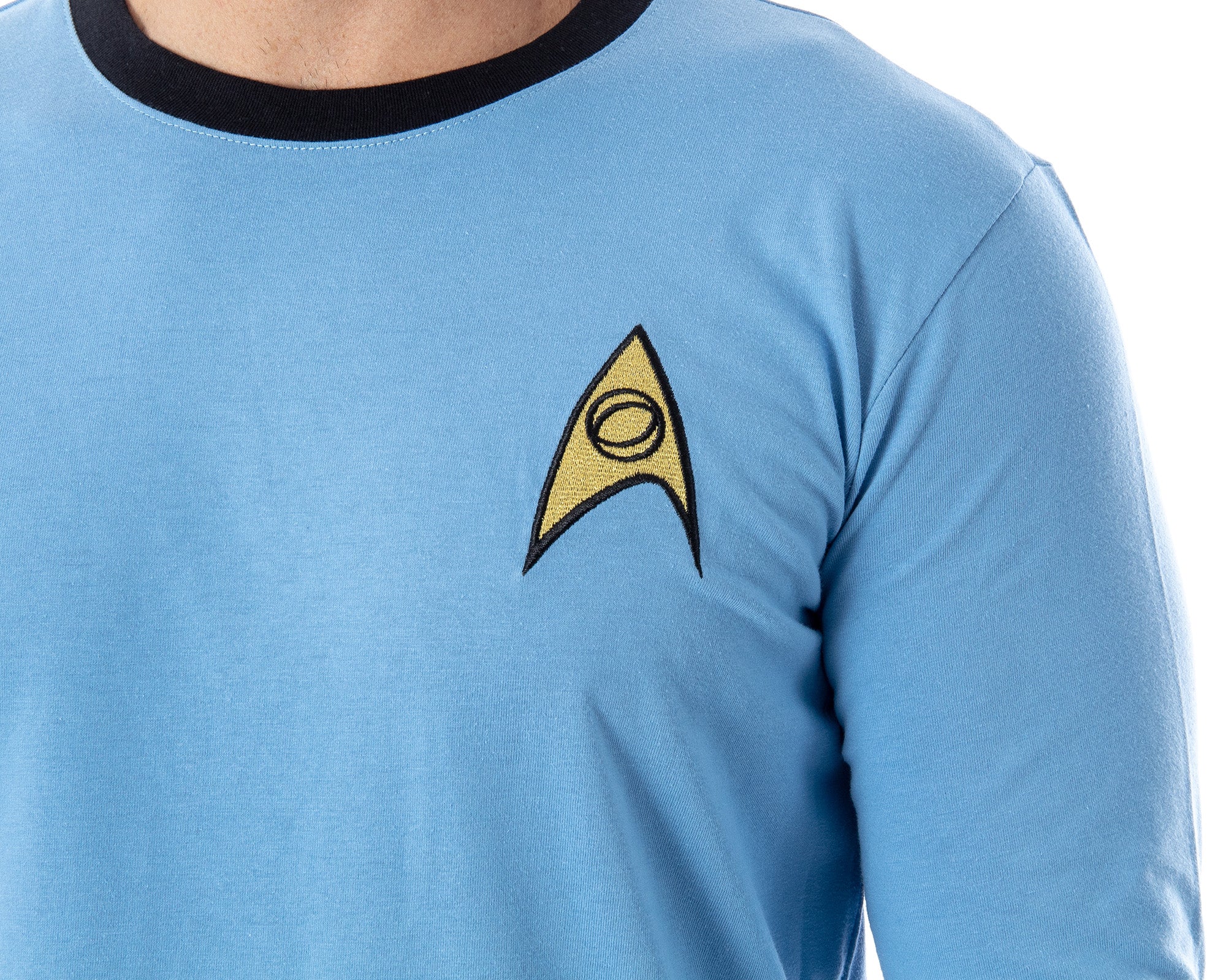 Star Trek The Original Series Men's Costume Long Sleeve Shirt - Kirk, Spock
