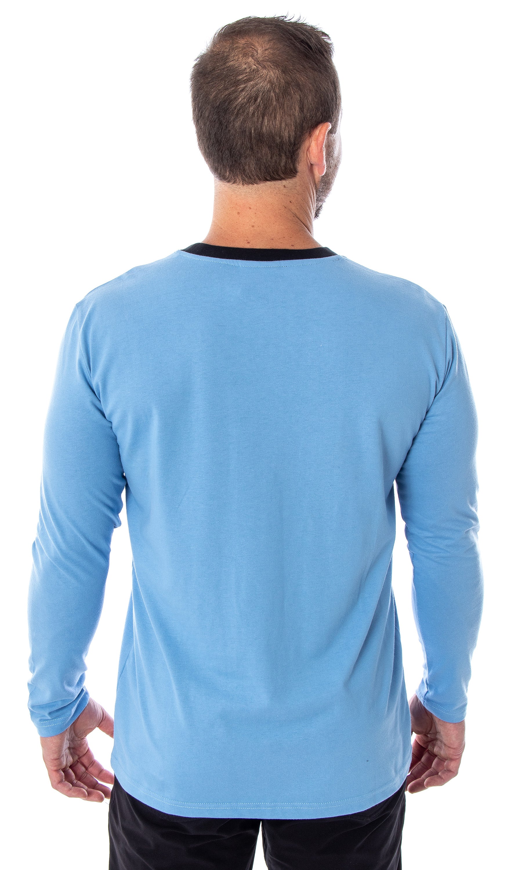 Star Trek The Original Series Men's Costume Long Sleeve Shirt - Kirk, Spock