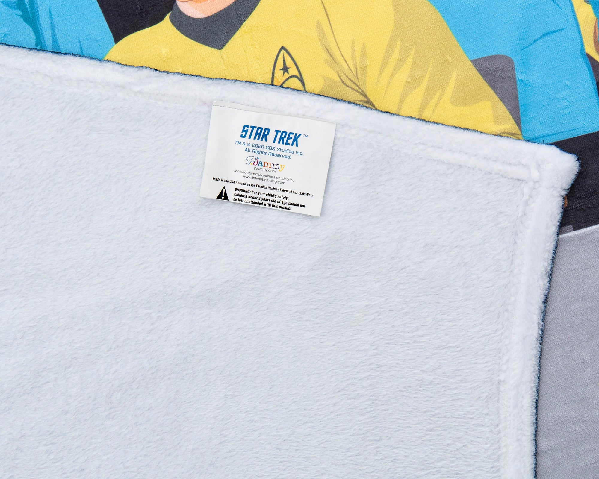 Star Trek The Original Series TOS U.S.S Enterprise Crew Silk Touch Throw Blanket