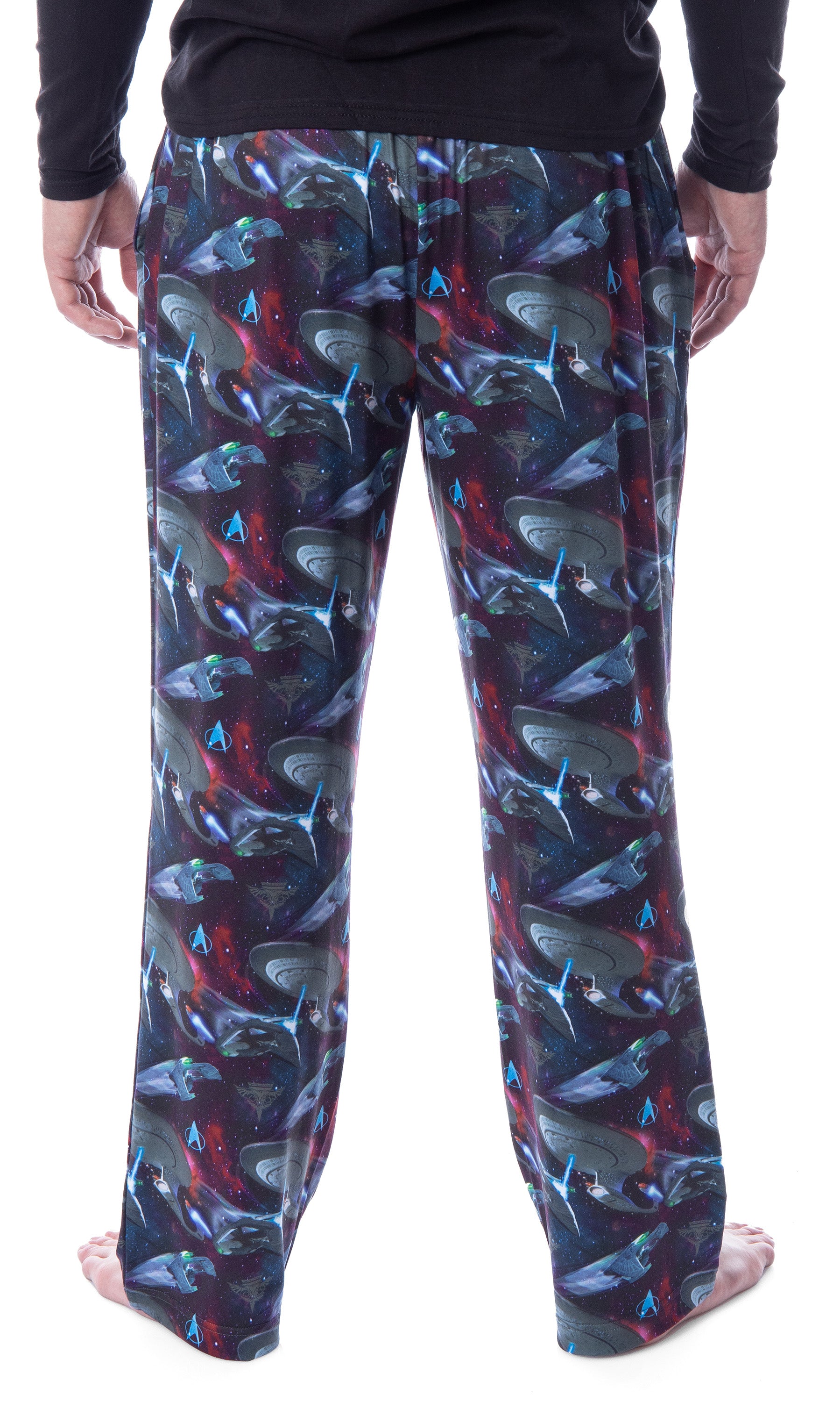 Star Trek The Next Generation TNG Mens' Starship Enterprise Romulan Pajama Pants