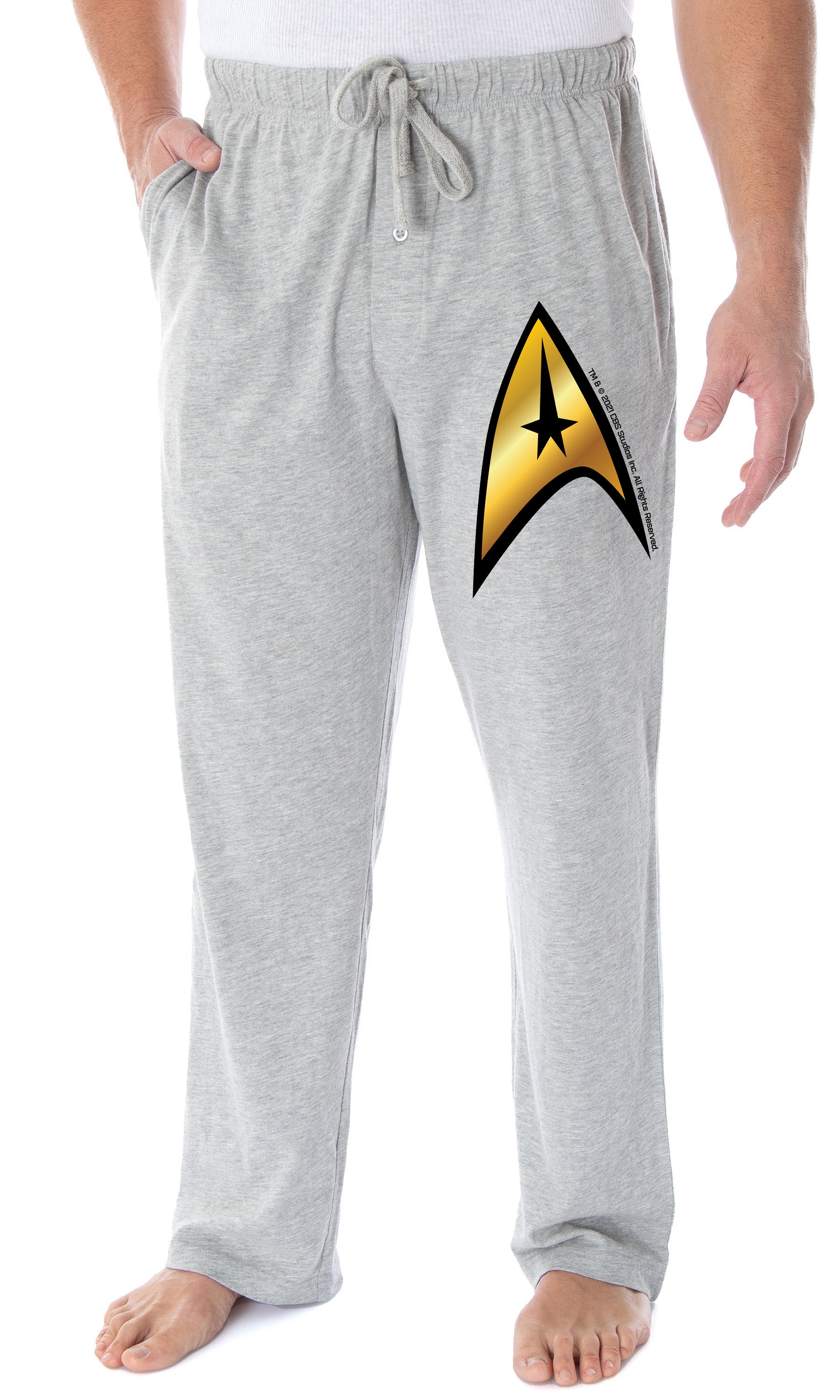 Star Trek Men's The Original Series TOS Starfleet Command Insignia Lounge Pajama Pants
