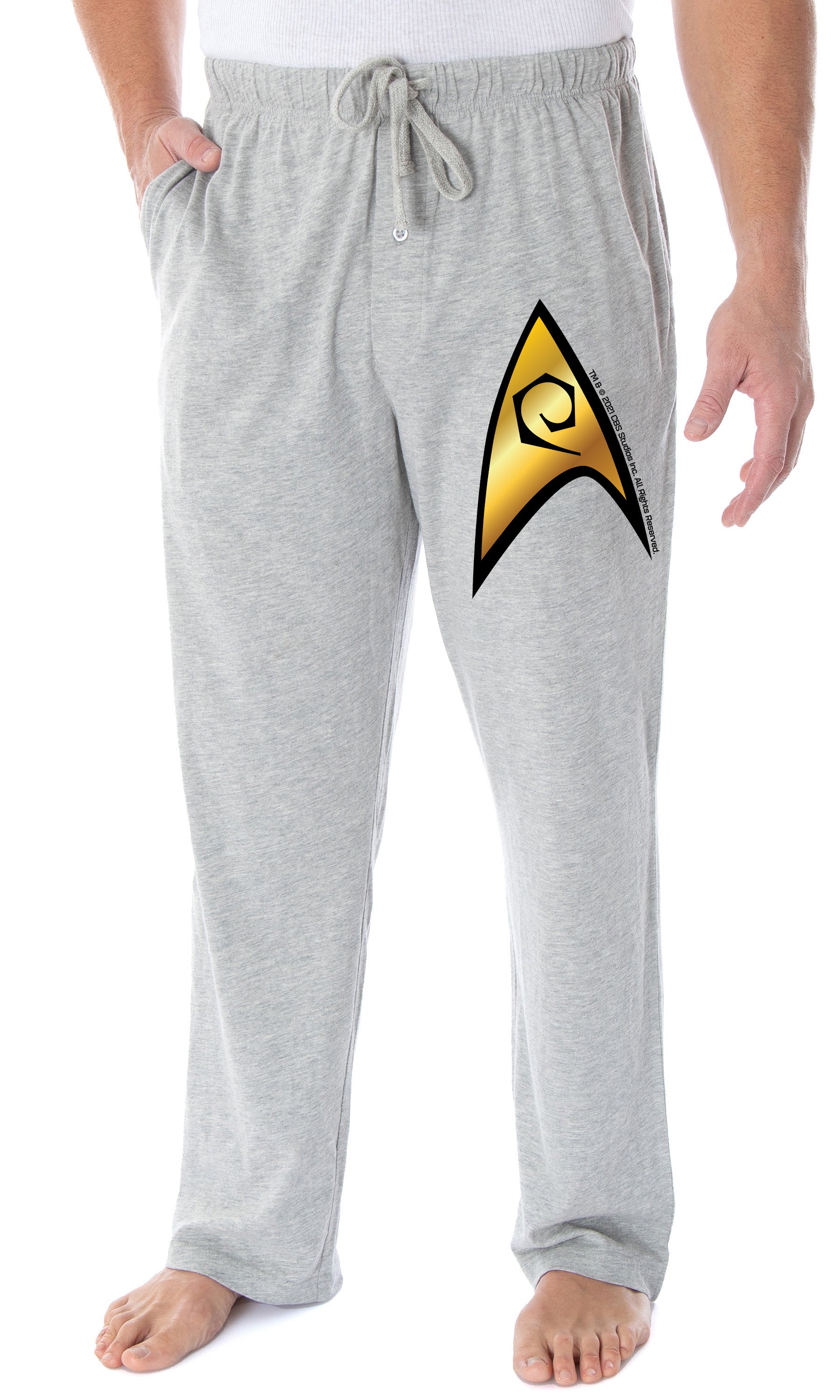 Star Trek Men's The Original Series Operations Division Insignia Pajama Pants