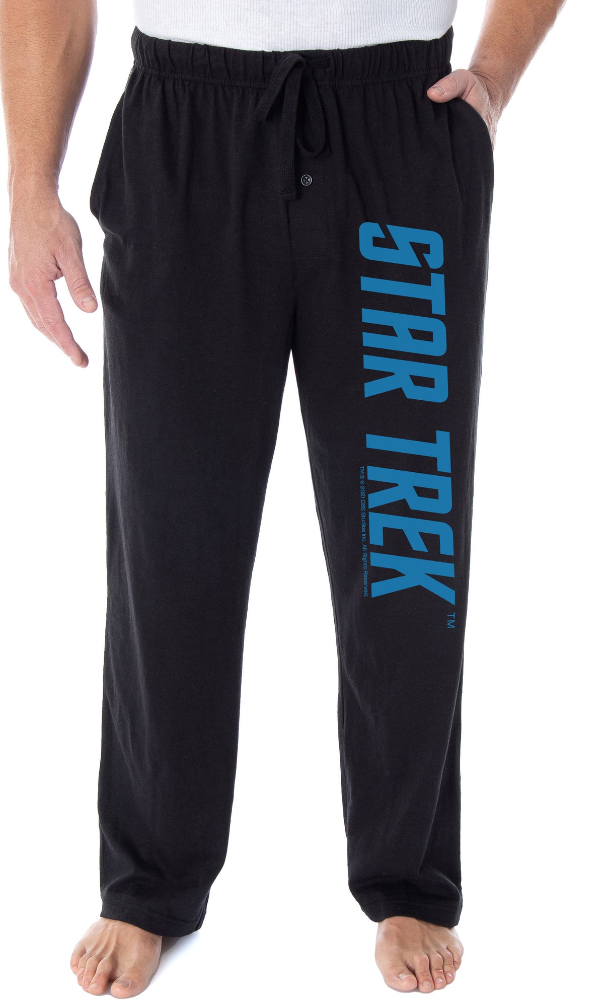 Star Trek Pajamas Men's The Original Series TOS Classic Logo Sleepwear Lounge Pajama Pants